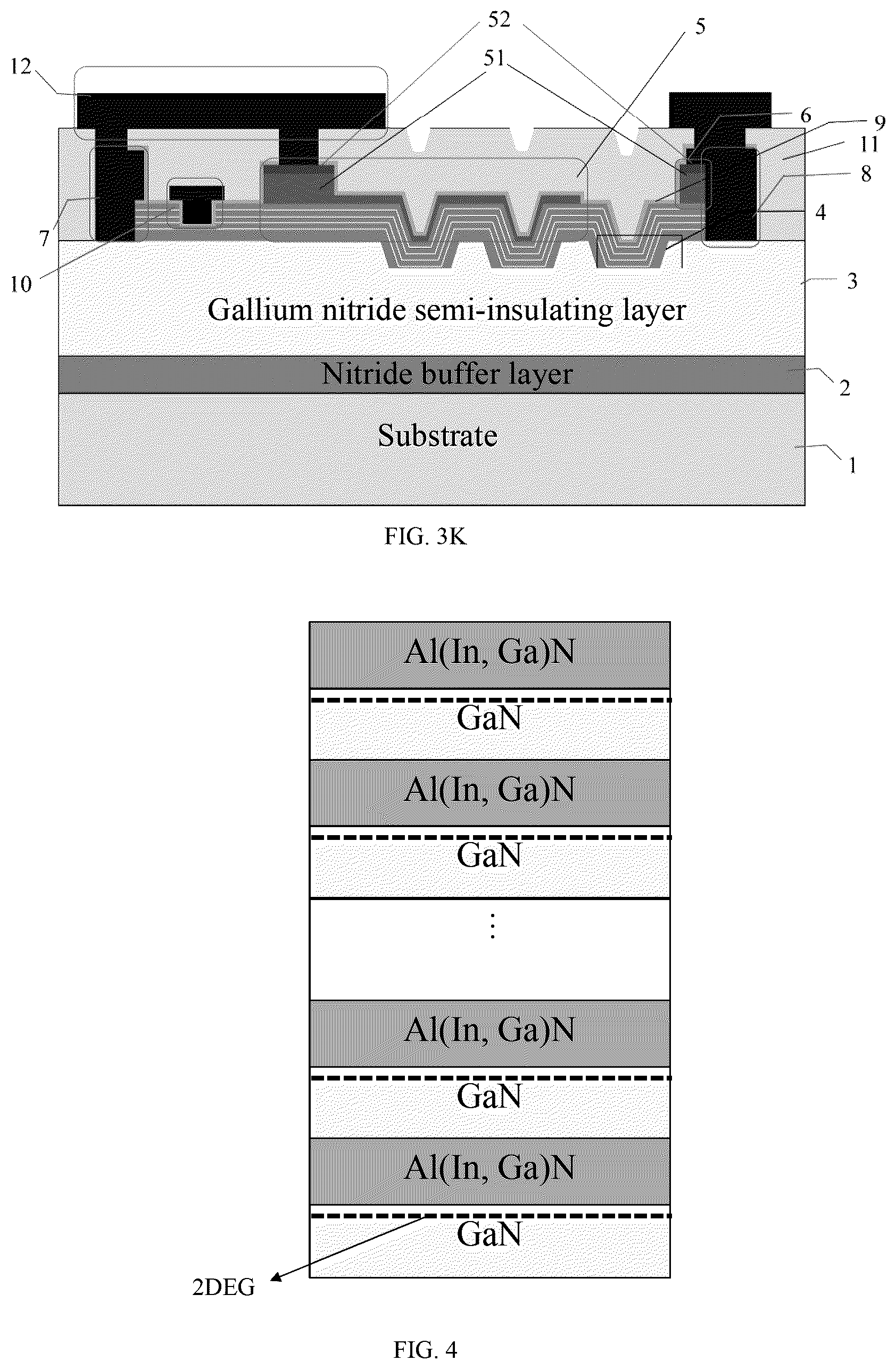 Patent US12622013 Figure 8 – Folded channel gallium nitride based field-effect transistor and method of manufacturing the same