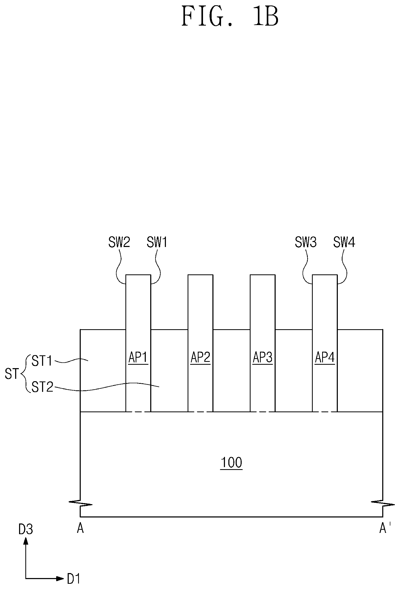 Patent US12622015 Figure 2 – Semiconductor devices having variously-shaped source/drain patterns