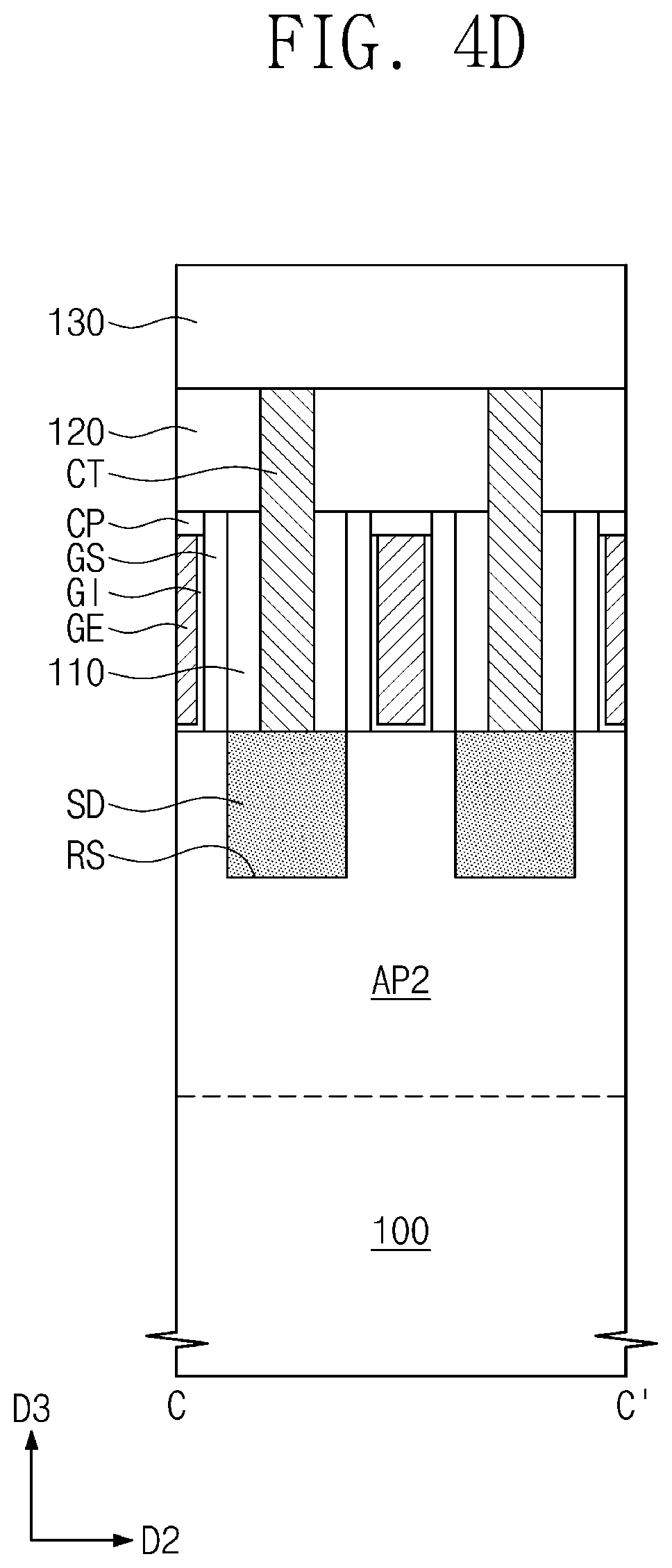 Patent US12622015 Figure 14 – Semiconductor devices having variously-shaped source/drain patterns