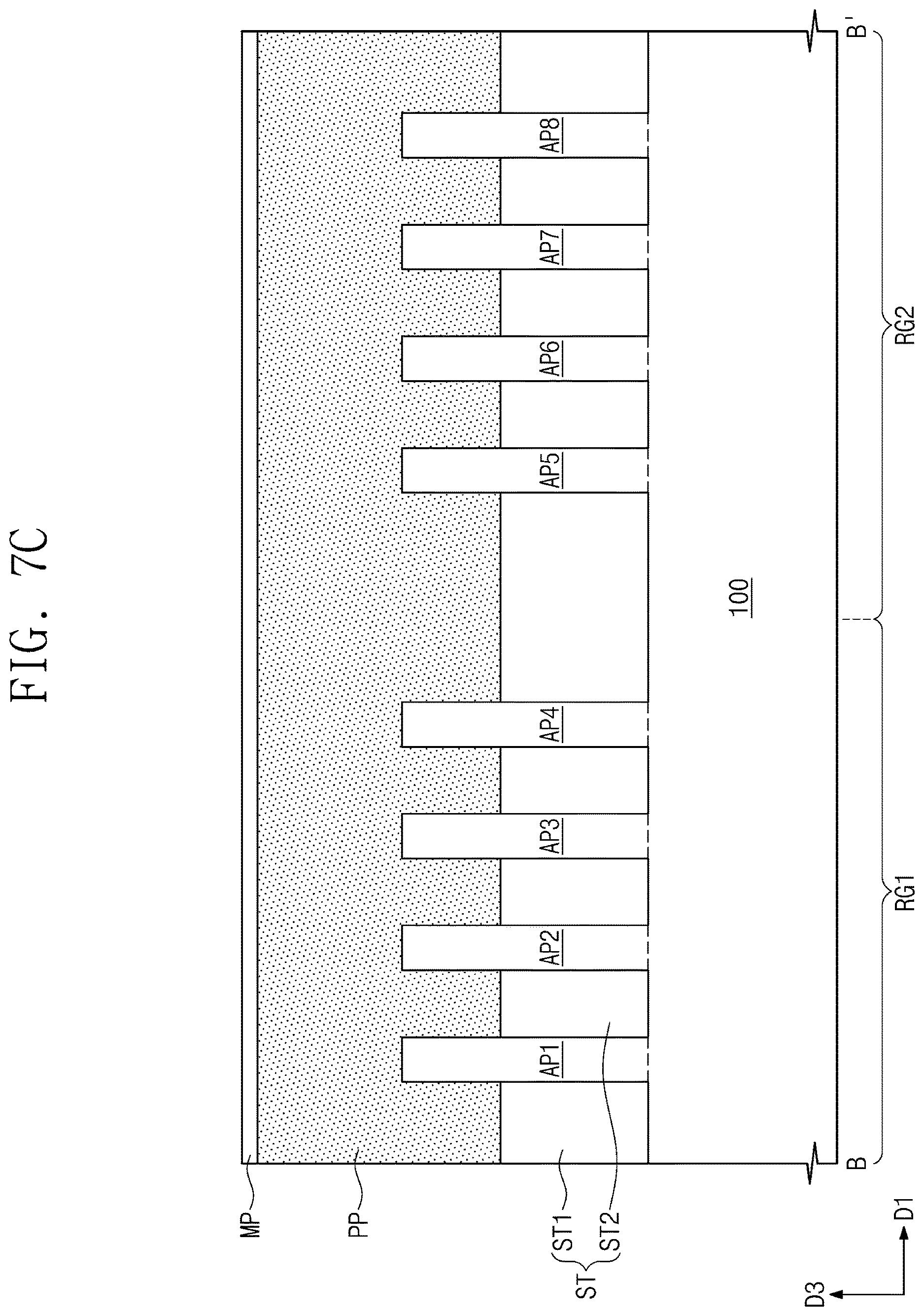 Patent US12622015 Figure 20 – Semiconductor devices having variously-shaped source/drain patterns