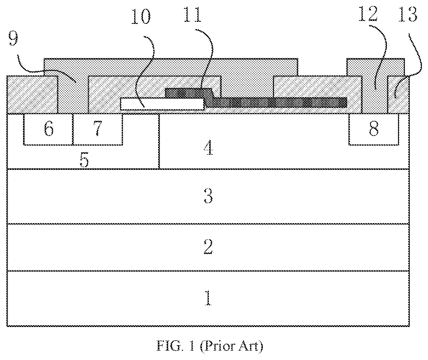 Patent US12622016 Figure 1 – Lateral power semiconductor device