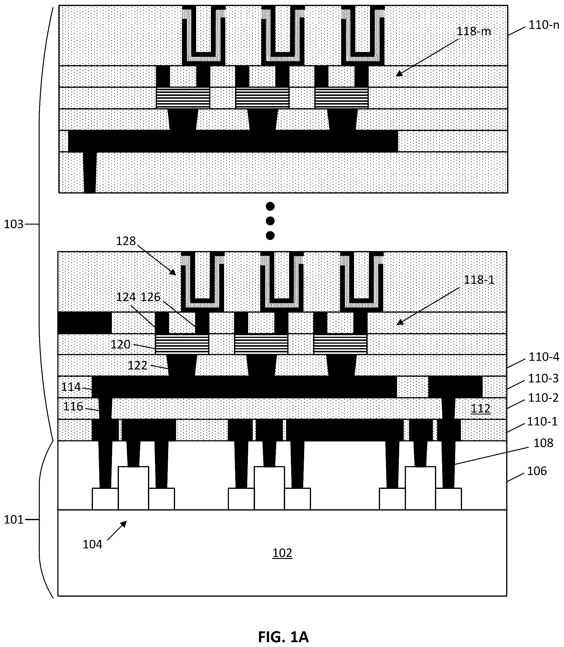 Patent US12622018 — Multi-layered or graded semiconductor region in thin film transistor (TFT) structures — Figure 1