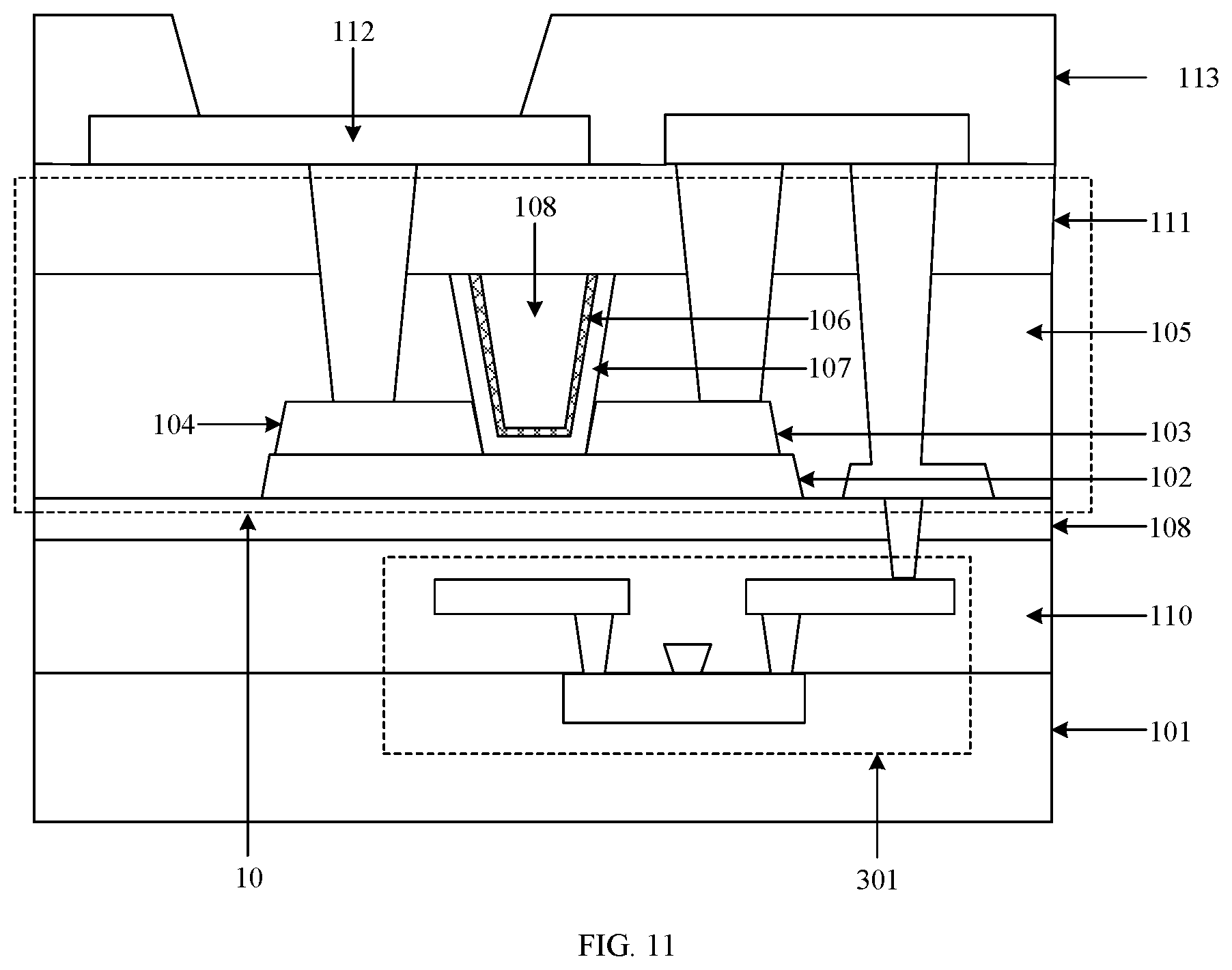 Patent US12622019 Figure 7 – Field effect transistor and method for manufacturing same, and display panel