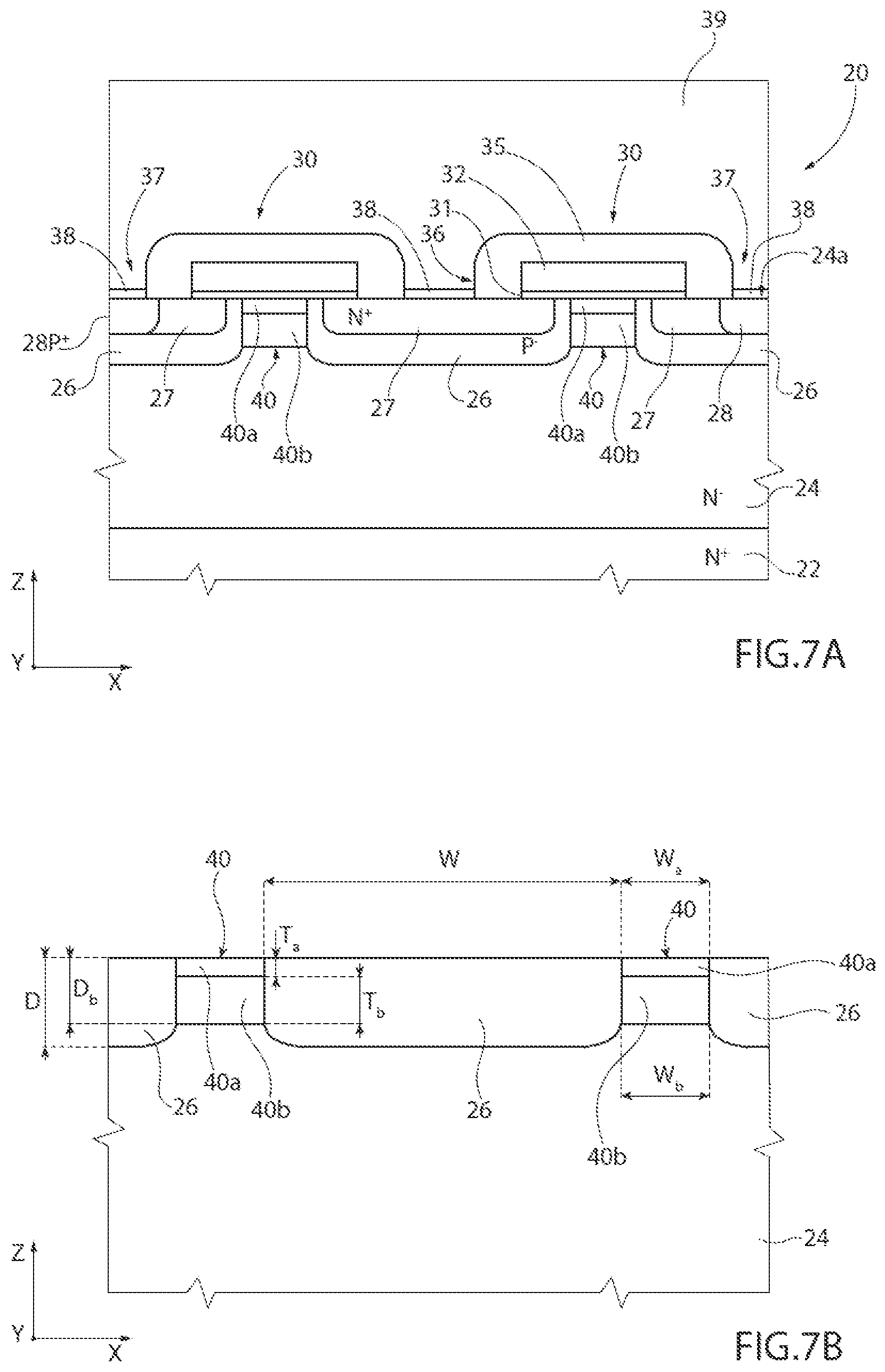 Patent US12622020 Figure 6 – Silicon carbide MOSFET transistor device with improved characteristics and corresponding manufacturing process