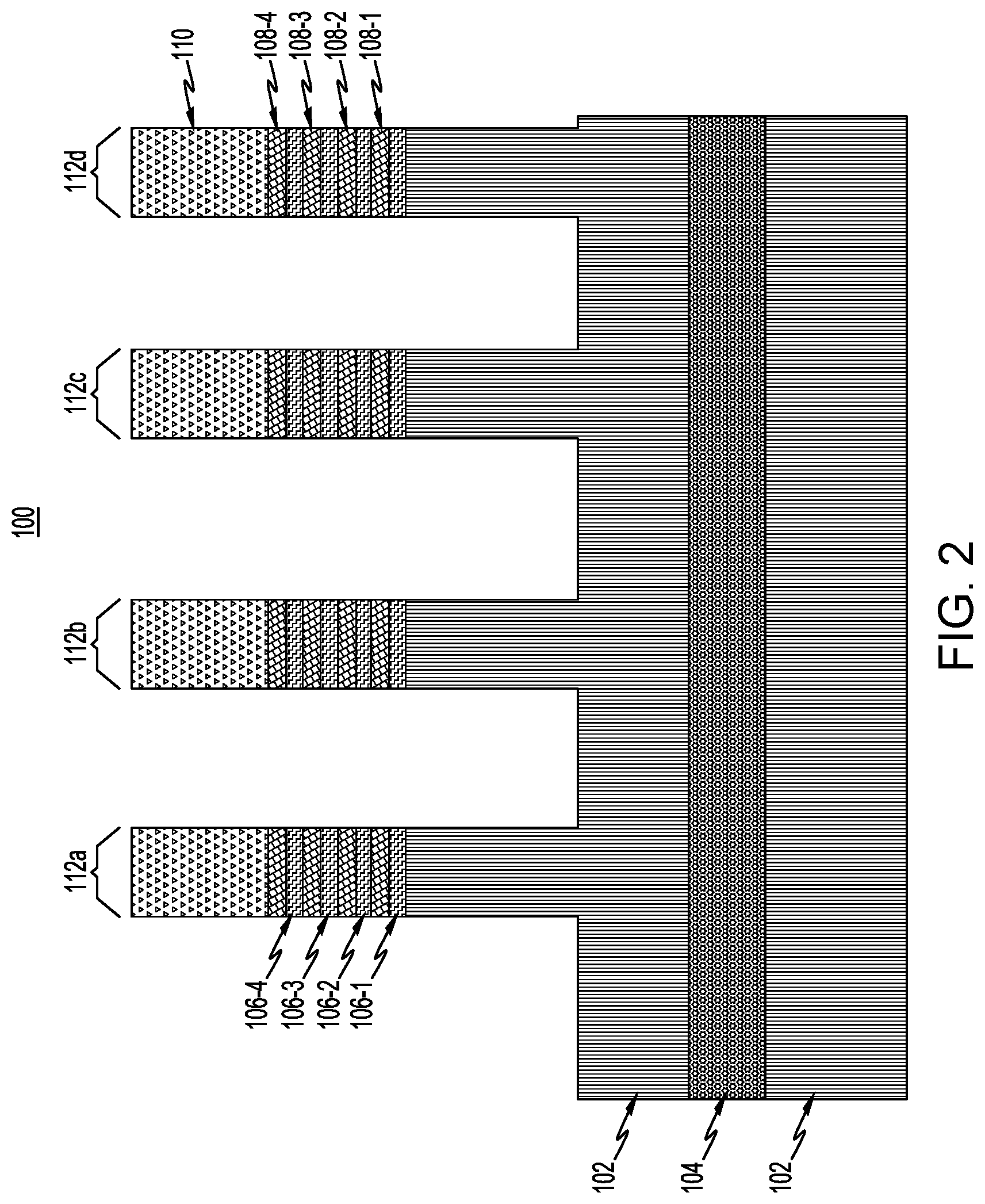 Patent US12622021 Figure 2 – Semiconductor structure with conductive spacer in shallow trench isolation region