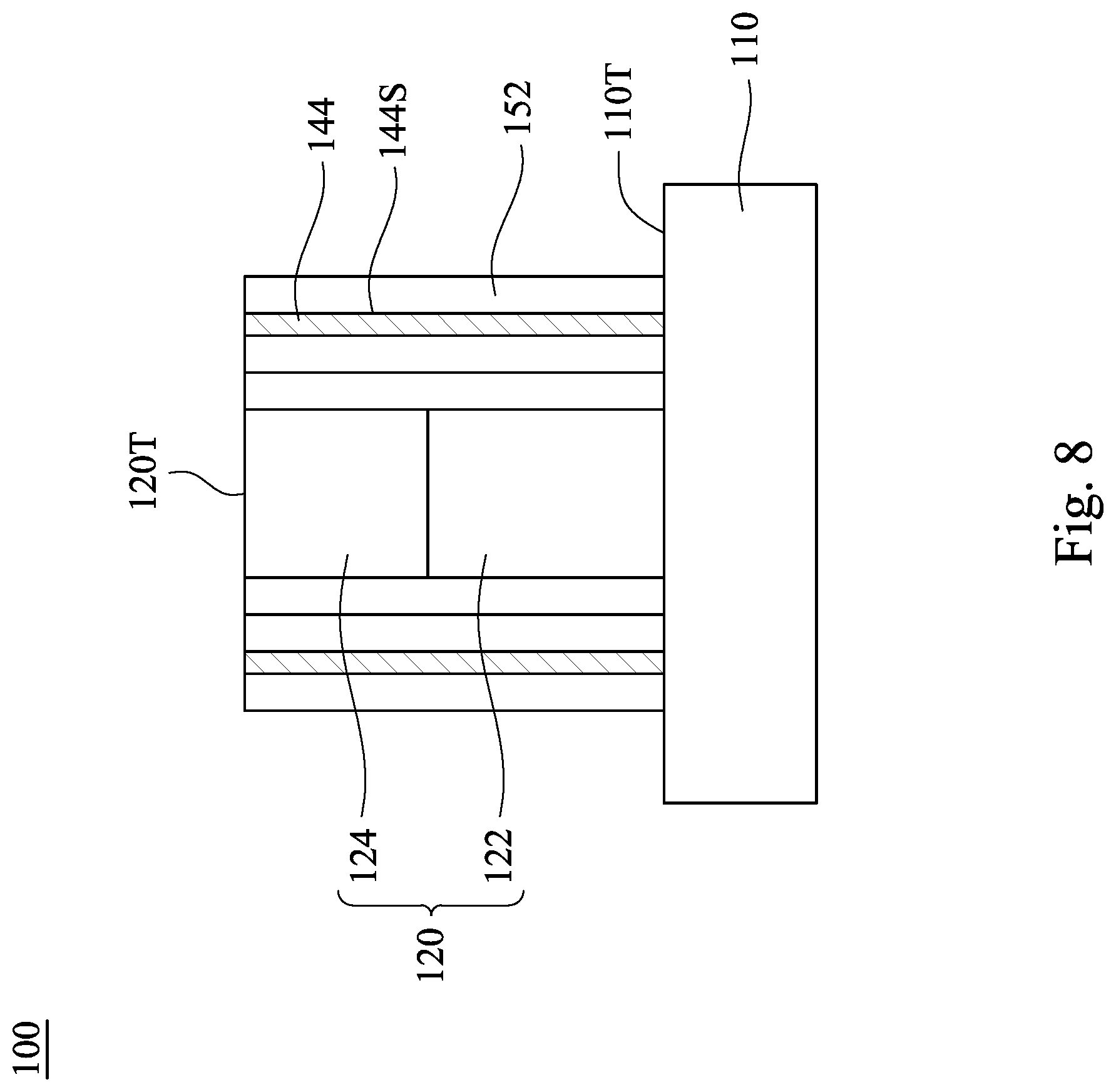 Patent US12622022 Figure 8 – Semiconductor device and method of manufacturing thereof