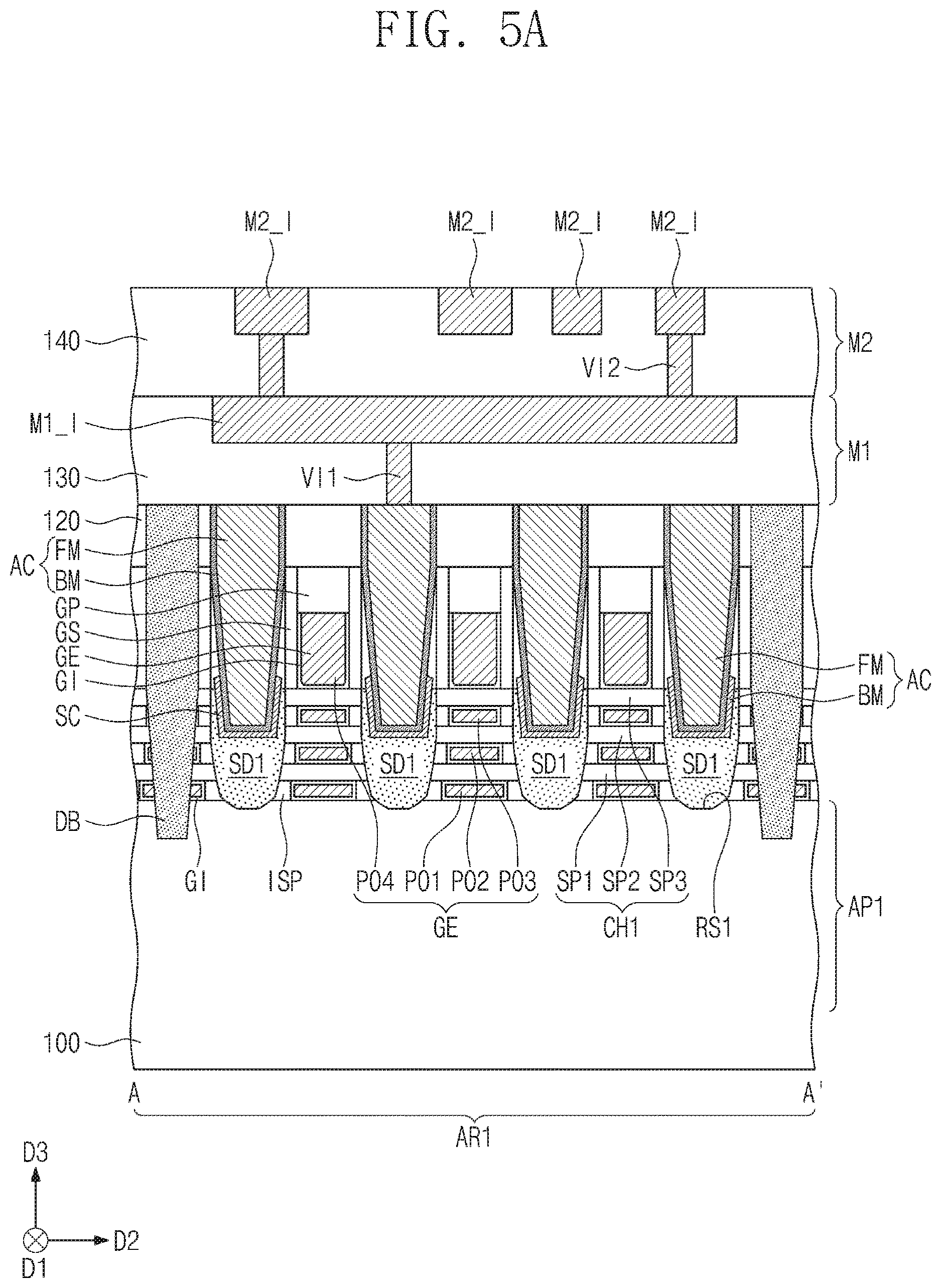 Patent US12622023 Figure 5 – Semiconductor device