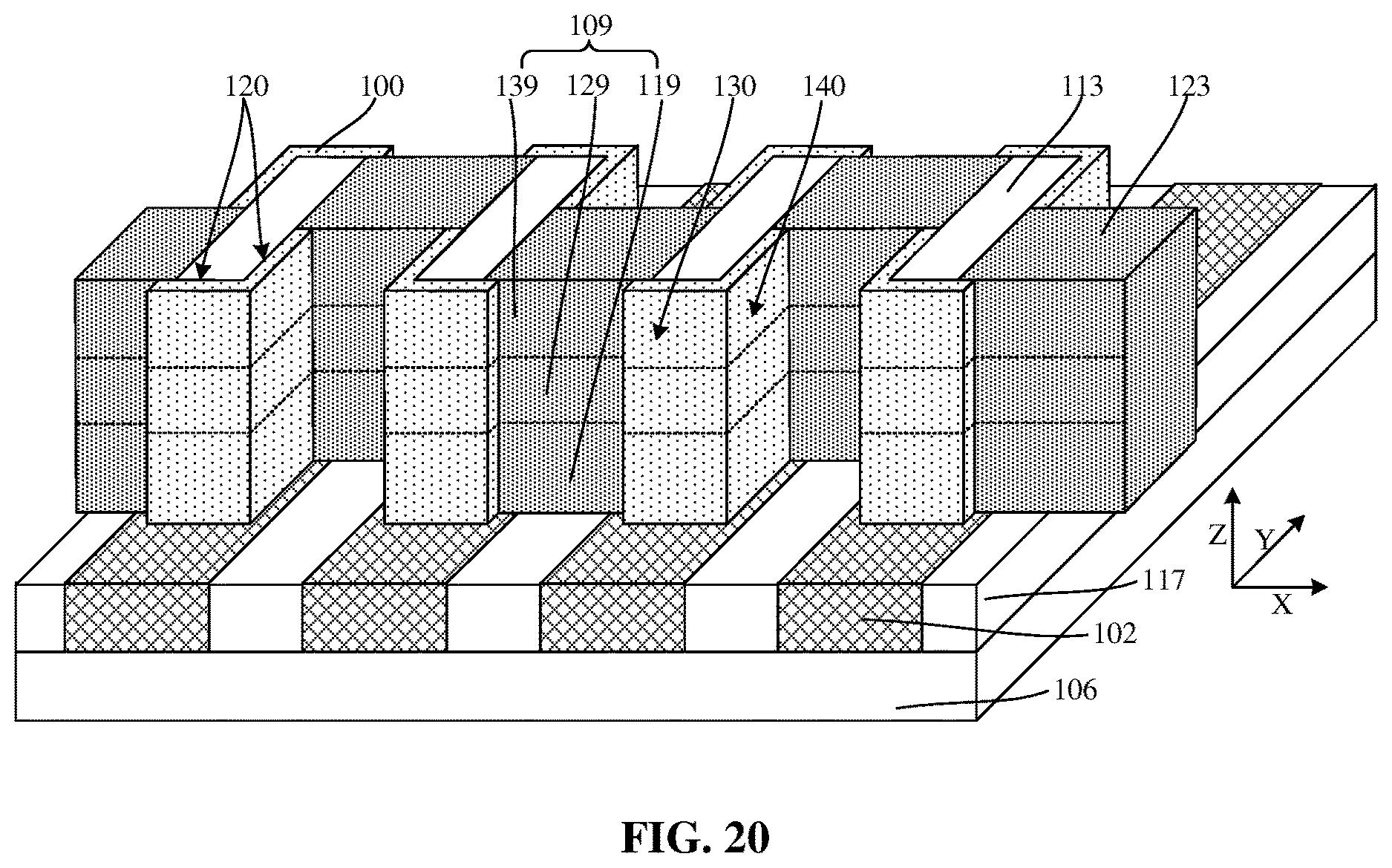 Patent US12622024 Figure 9 – Semiconductor memory structure with L-shaped channel and method for manufacturing the same