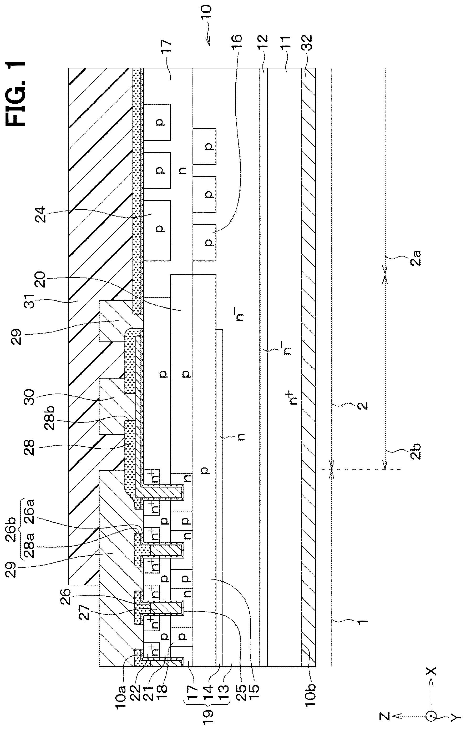Patent US12622026 Figure 1 – Semiconductor device and method for manufacturing the same