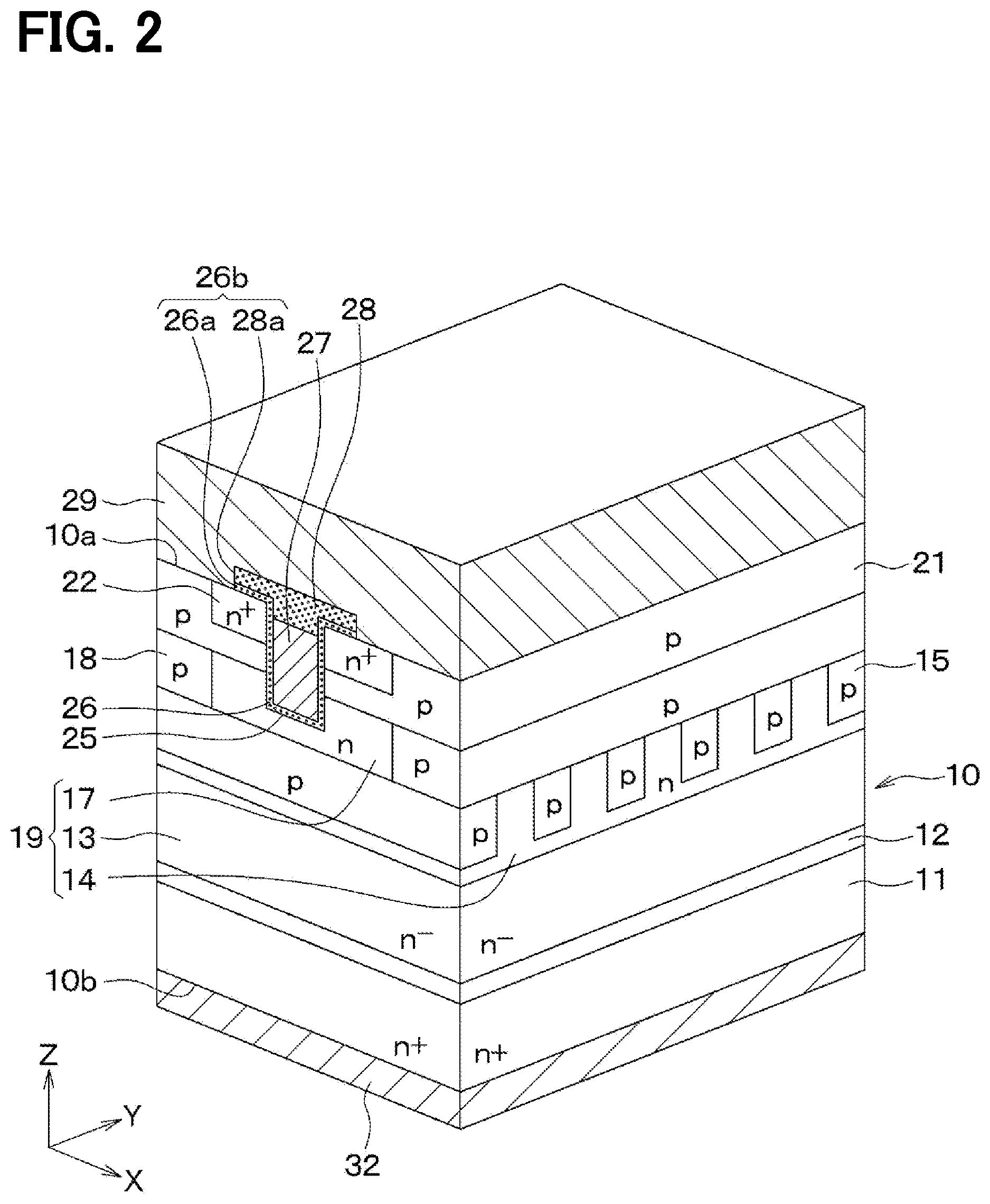 Patent US12622026 Figure 2 – Semiconductor device and method for manufacturing the same