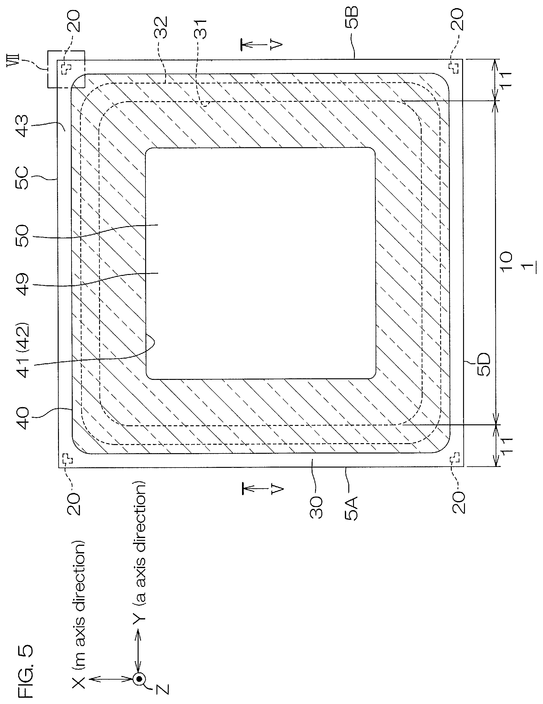 Patent US12622028 Figure 5 – SiC semiconductor device, and manufacturing method therefor