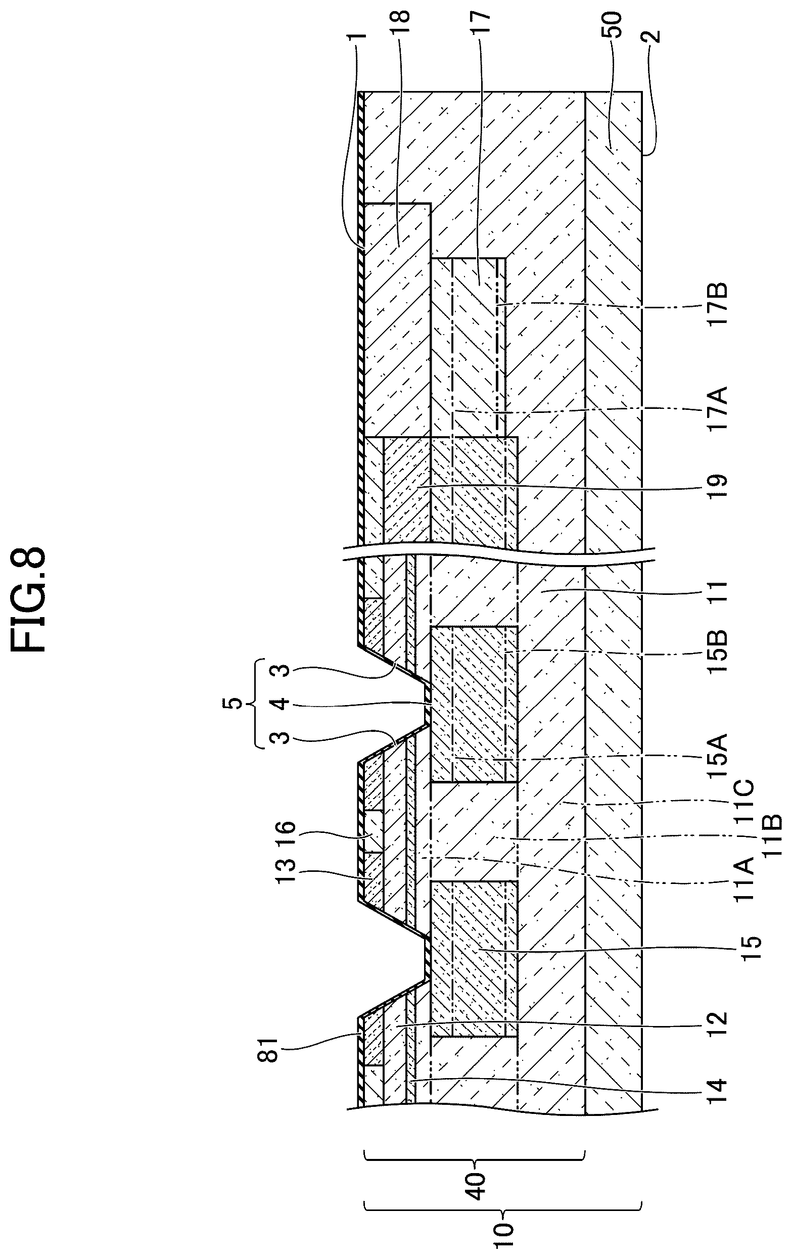 Patent US12622030 Figure 8 – Silicon carbide semiconductor device