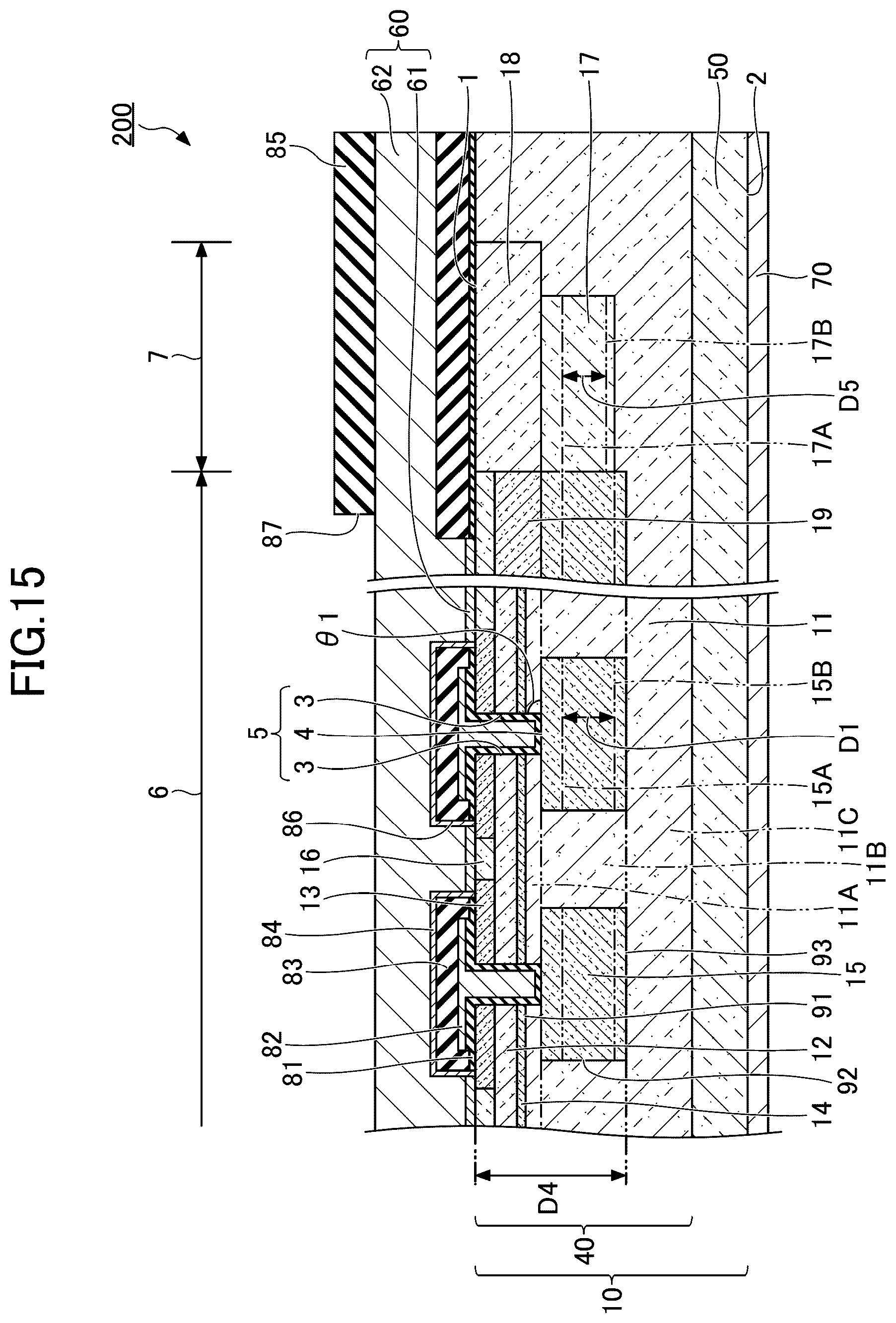 Patent US12622030 Figure 15 – Silicon carbide semiconductor device