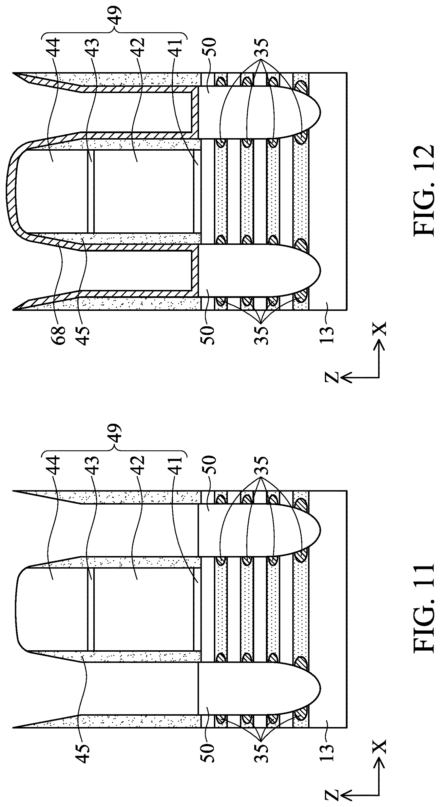 Patent US12622031 Figure 12 – Method of manufacturing a semiconductor device and a semiconductor device