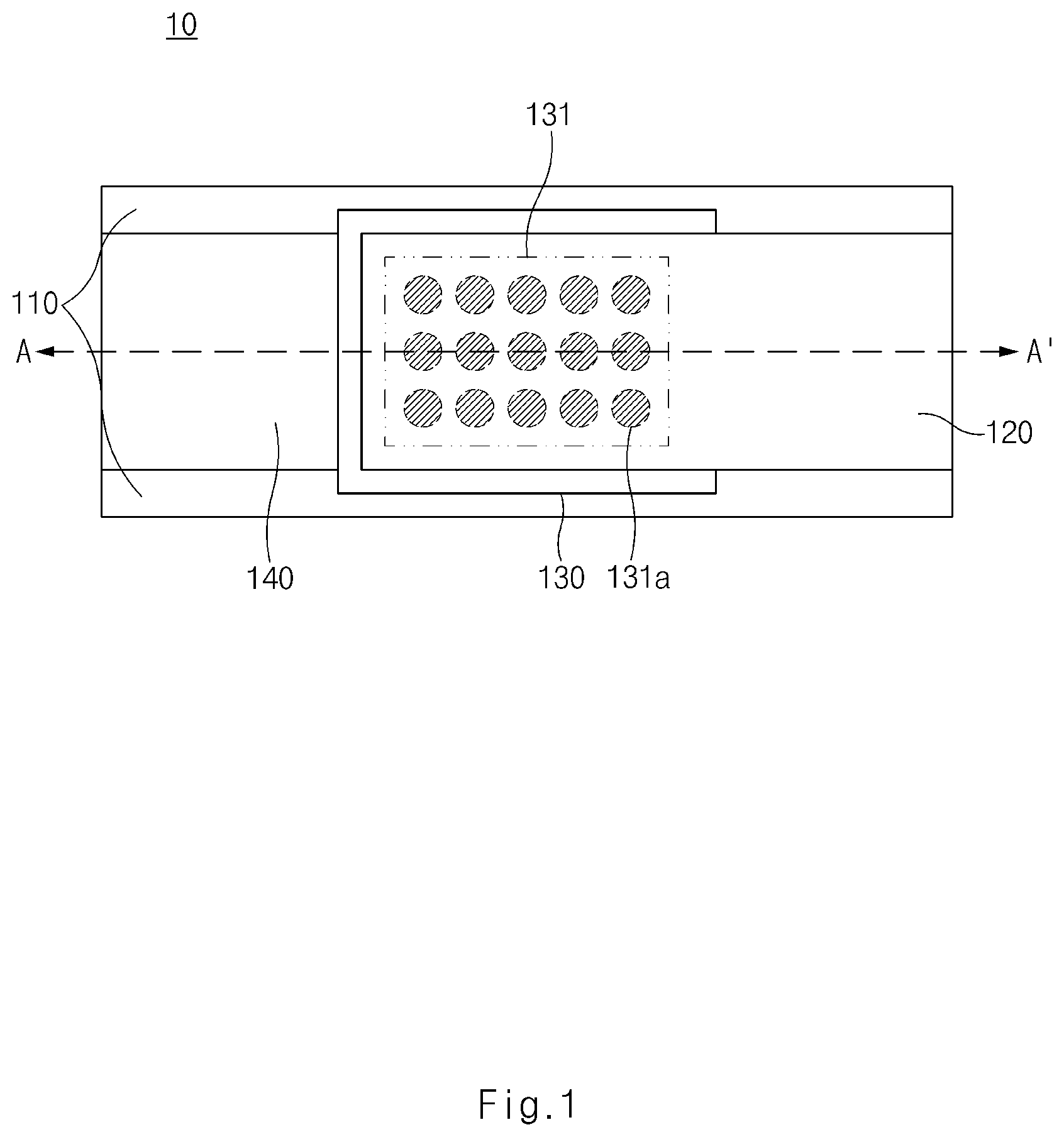 Patent US12622032 Figure 1 – Memory device having a floating gate with a nano-dot region and method for fabricating the same