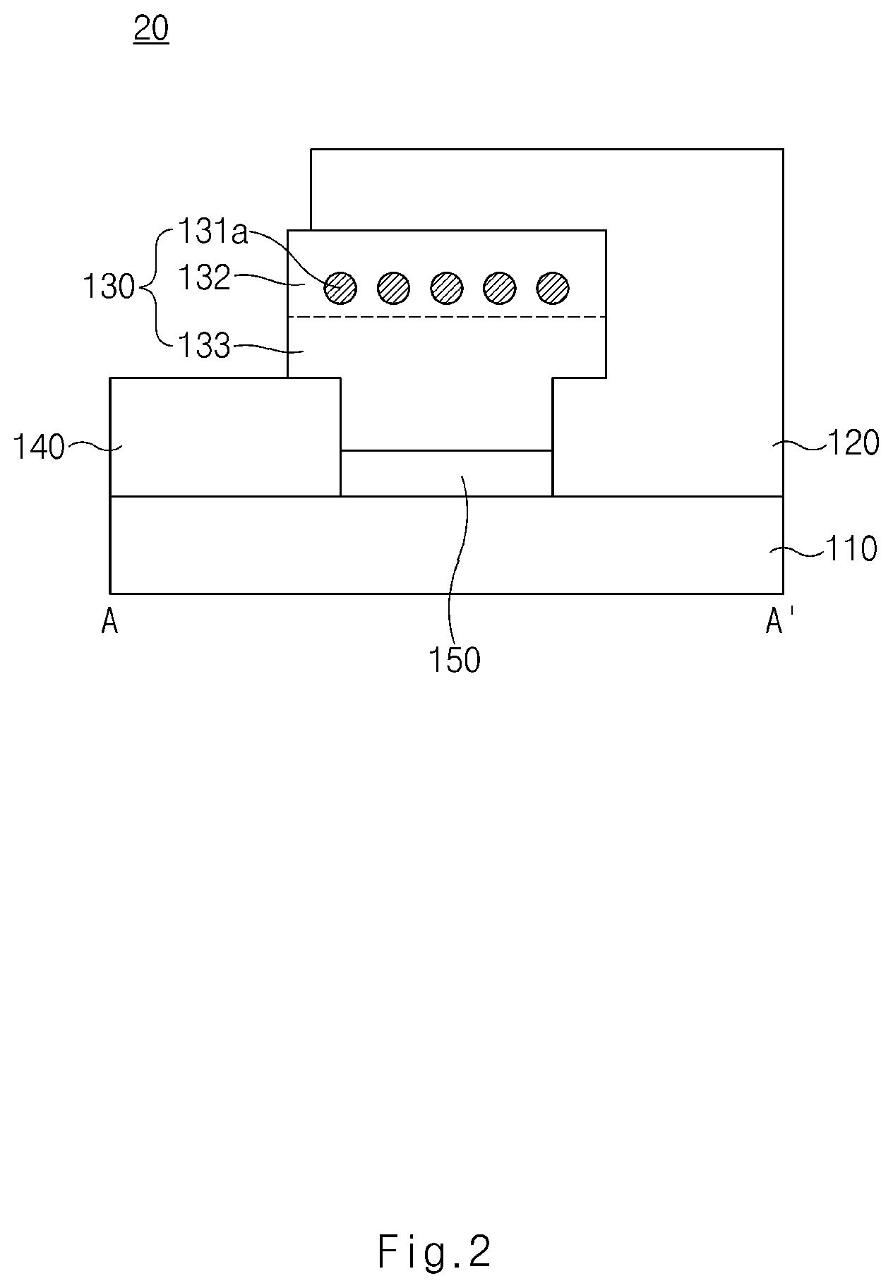 Patent US12622032 Figure 2 – Memory device having a floating gate with a nano-dot region and method for fabricating the same