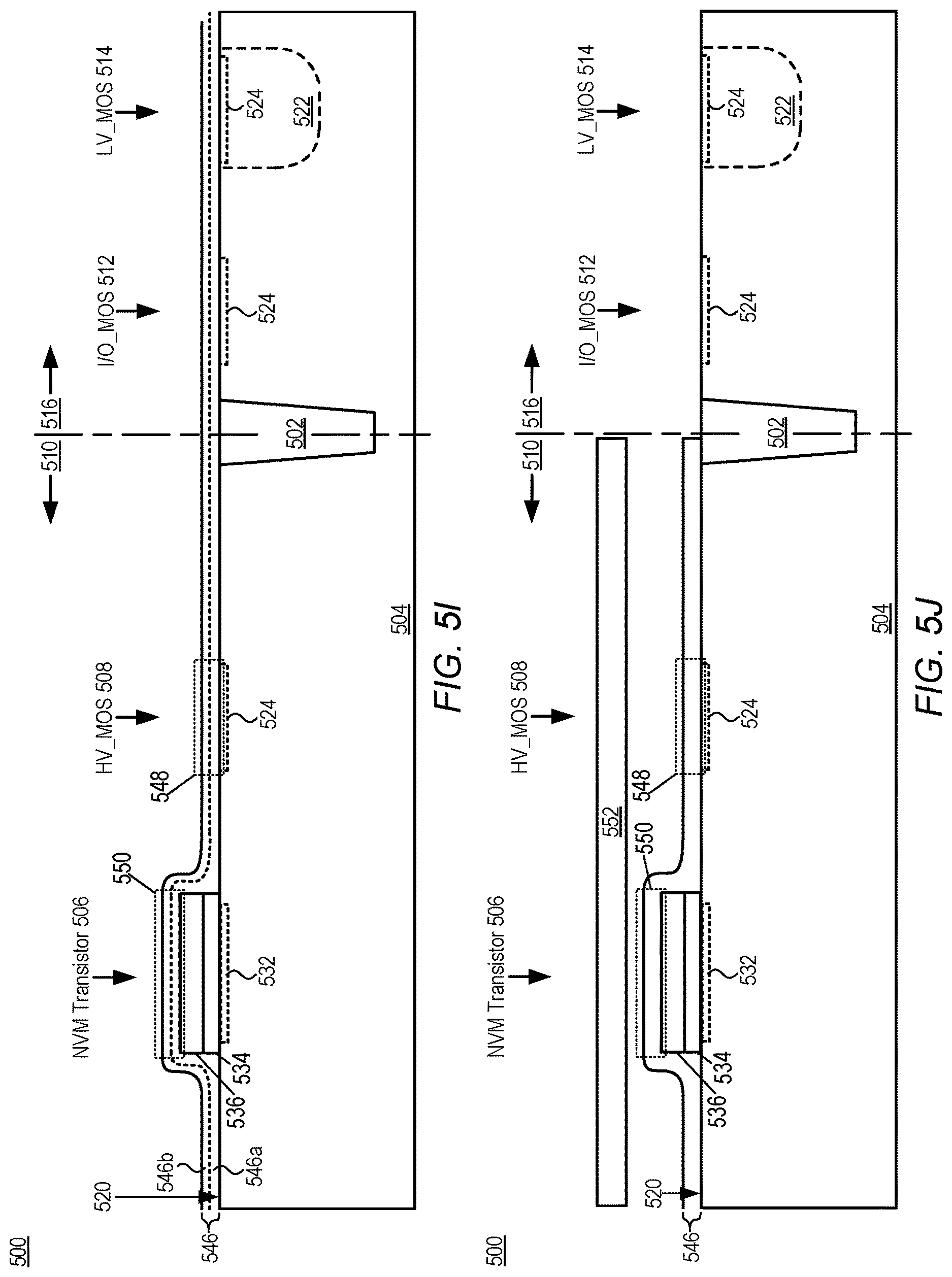 Patent US12622033 Figure 9 – Method of integrating SONOS into HKMG flow