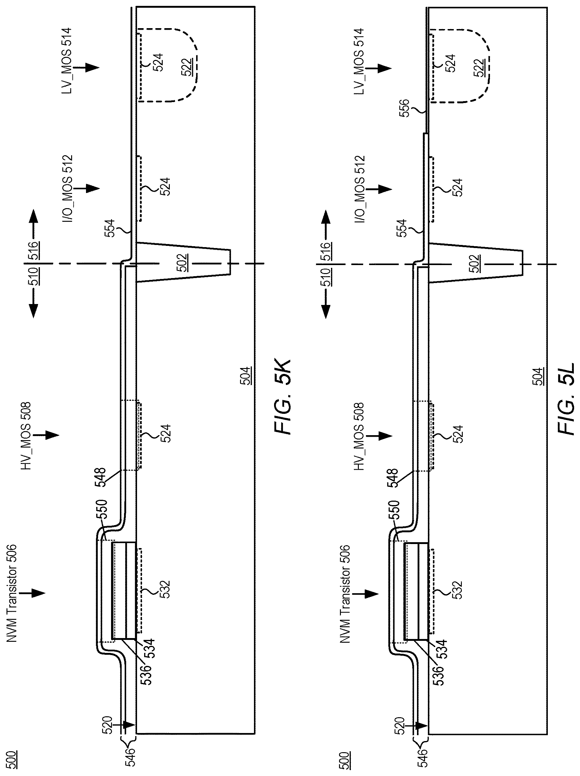 Patent US12622033 Figure 10 – Method of integrating SONOS into HKMG flow