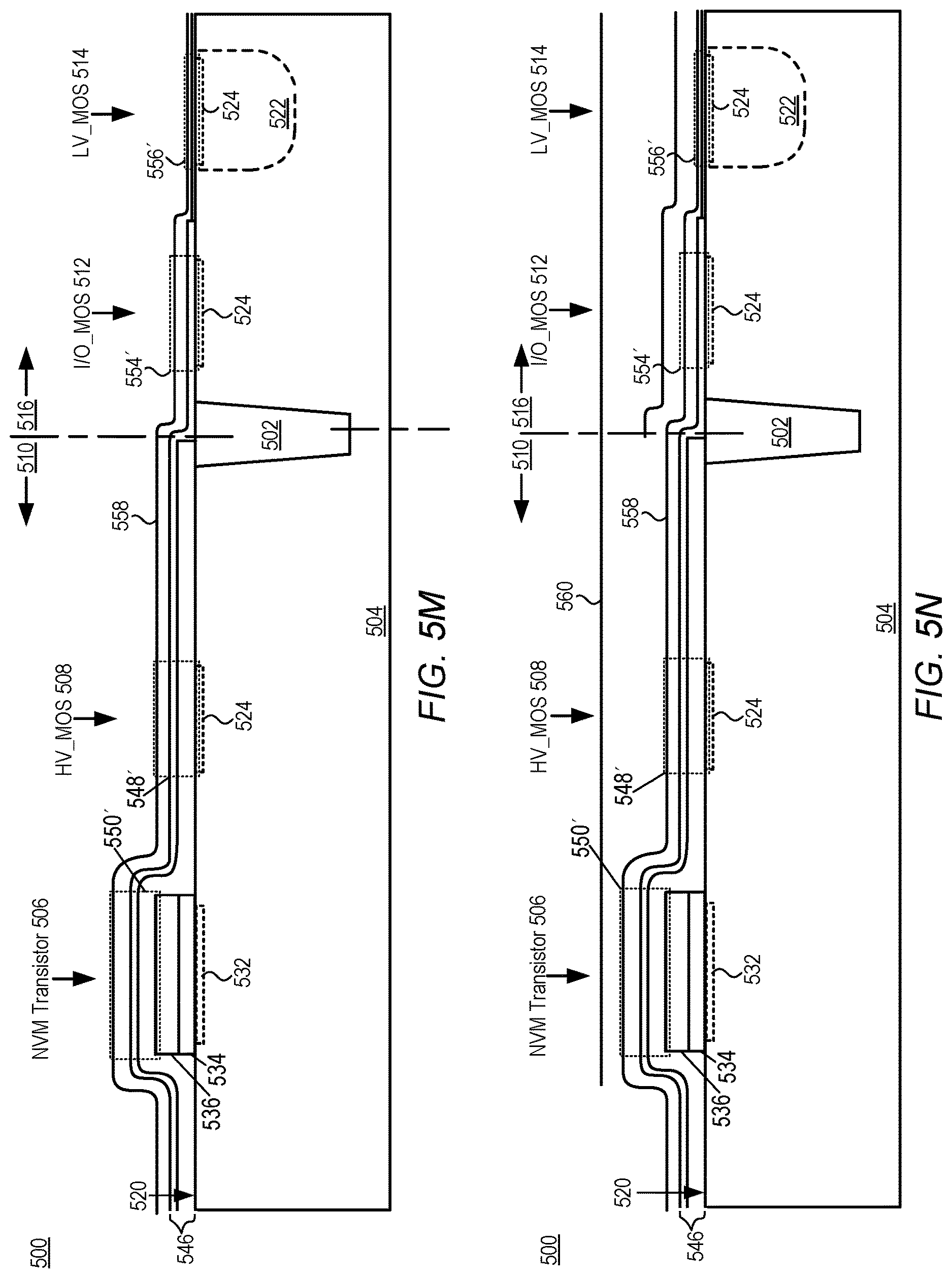 Patent US12622033 Figure 11 – Method of integrating SONOS into HKMG flow