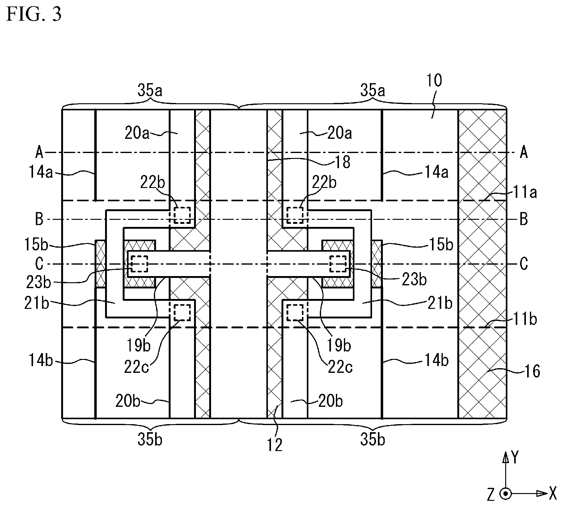 Patent US12622036 Figure 3 – Semiconductor device