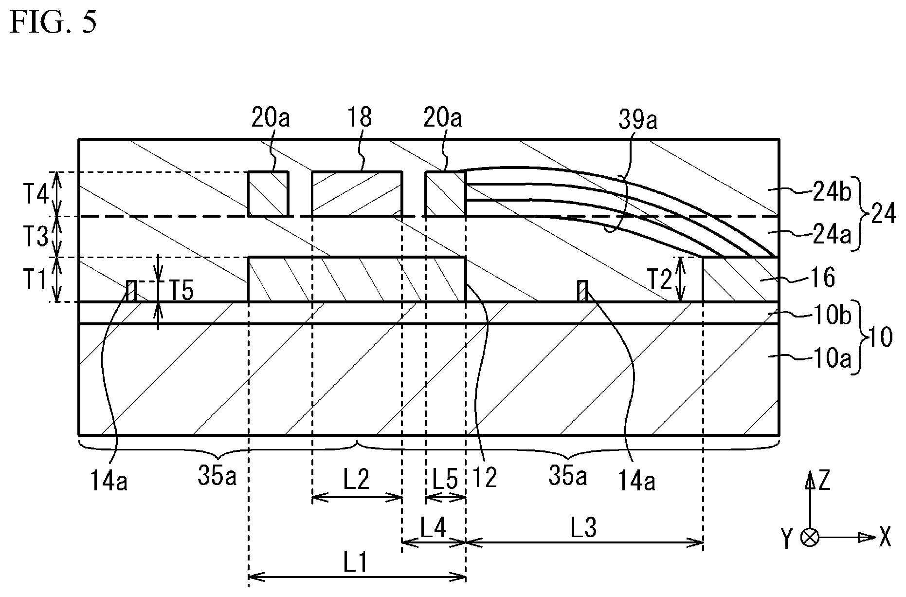 Patent US12622036 Figure 5 – Semiconductor device