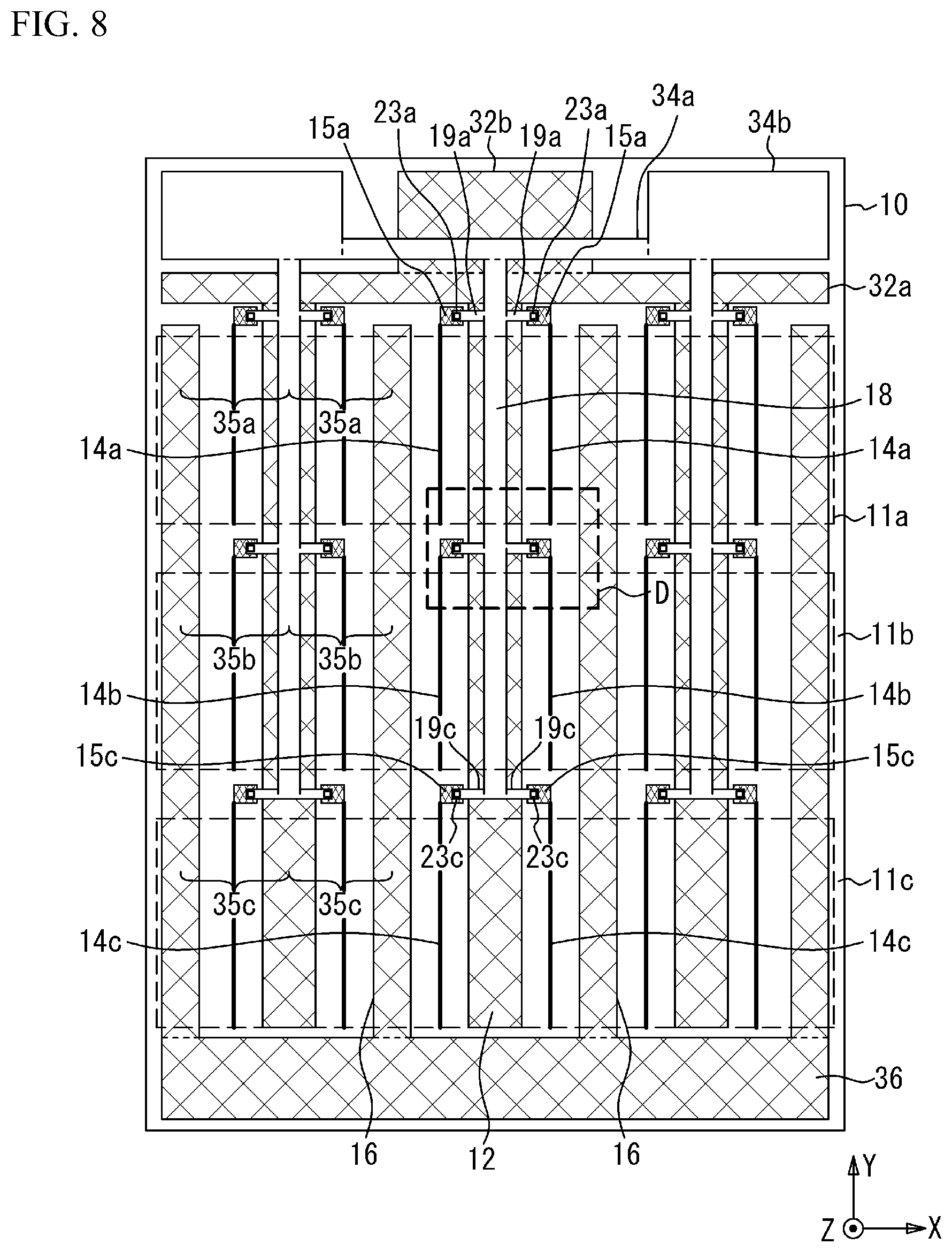 Patent US12622036 Figure 8 – Semiconductor device