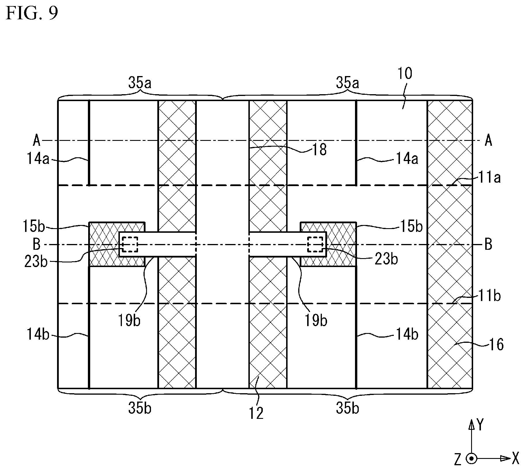 Patent US12622036 Figure 9 – Semiconductor device