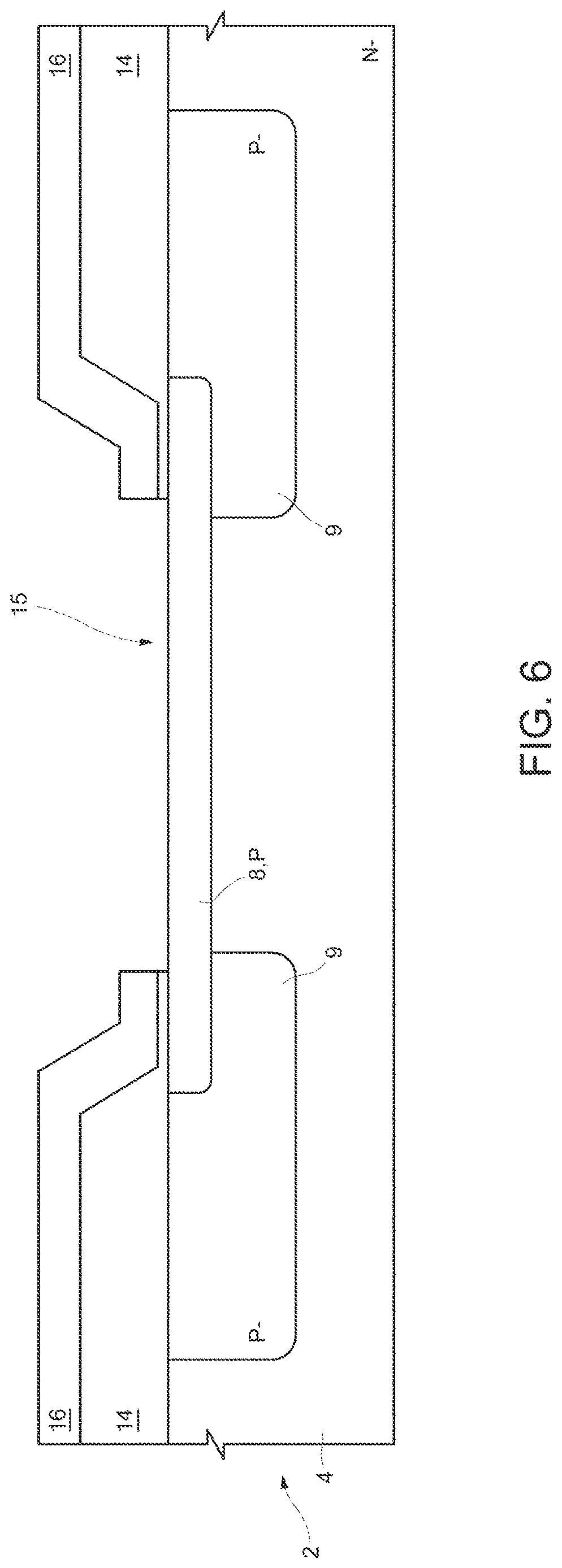 Patent US12622040 Figure 6 – Diode with contact structure including an improved barrier region and related manufacturing process