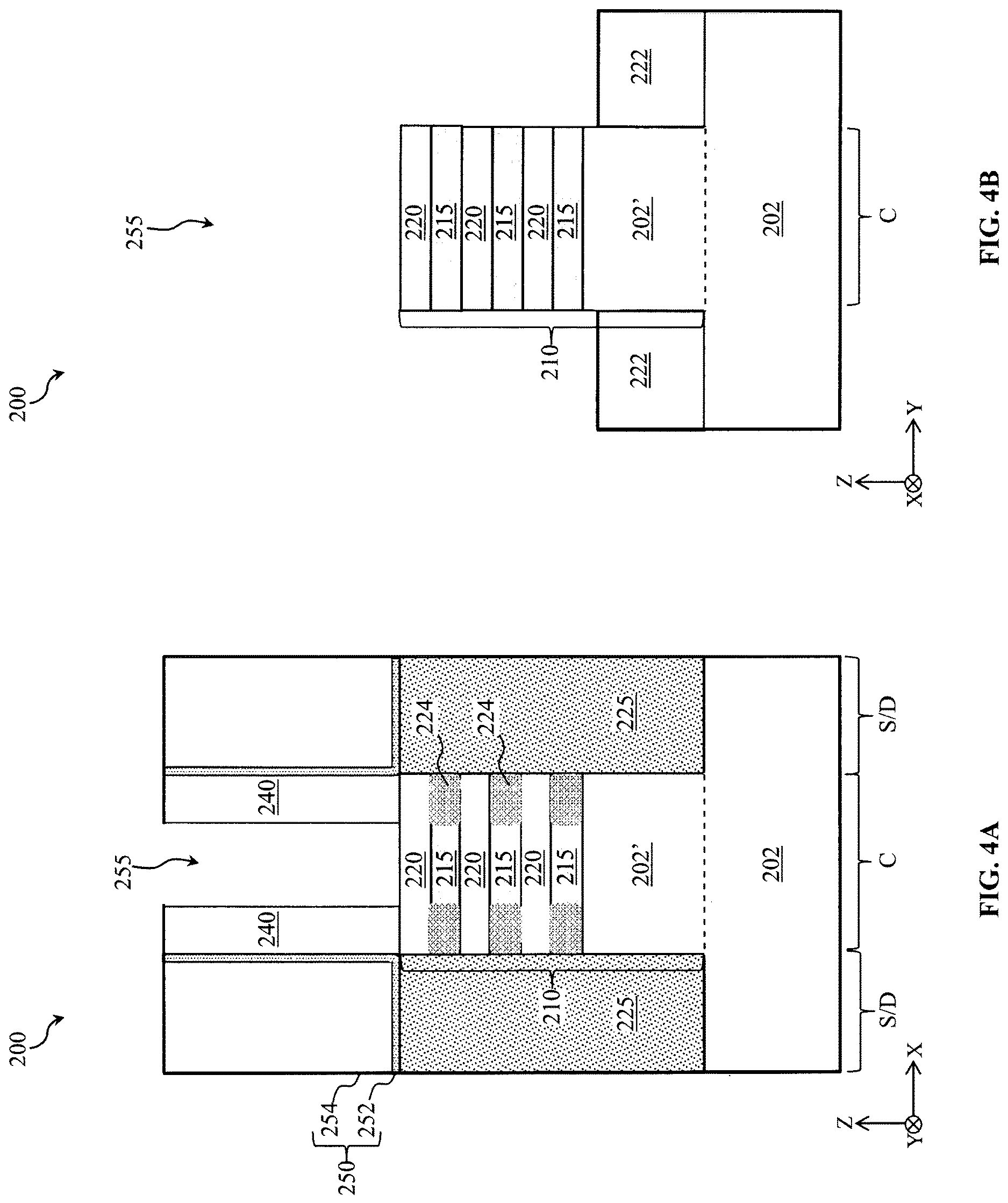 Patent US12622041 Figure 4 – Gate dielectric for gate leakage reduction