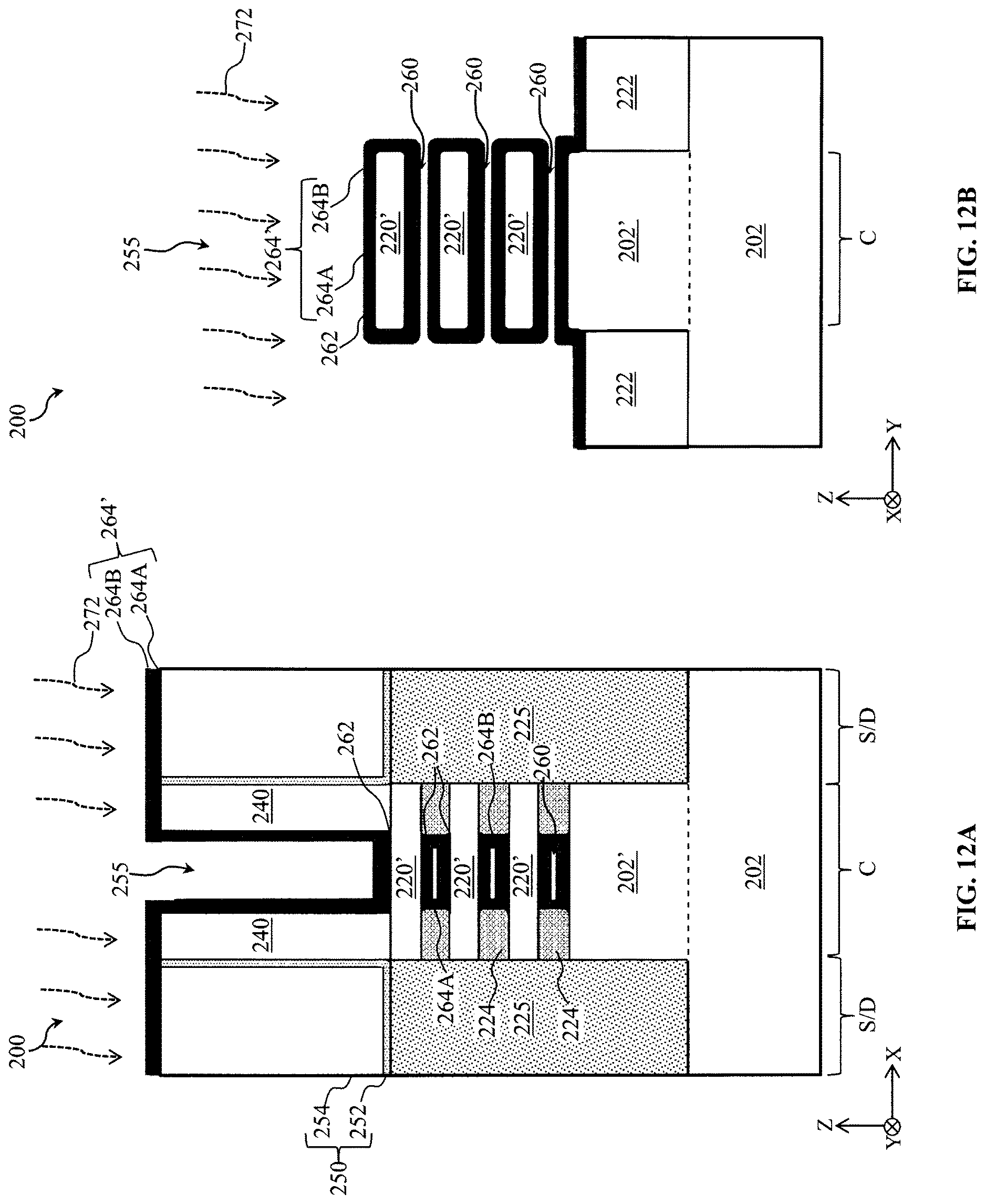 Patent US12622041 Figure 12 – Gate dielectric for gate leakage reduction