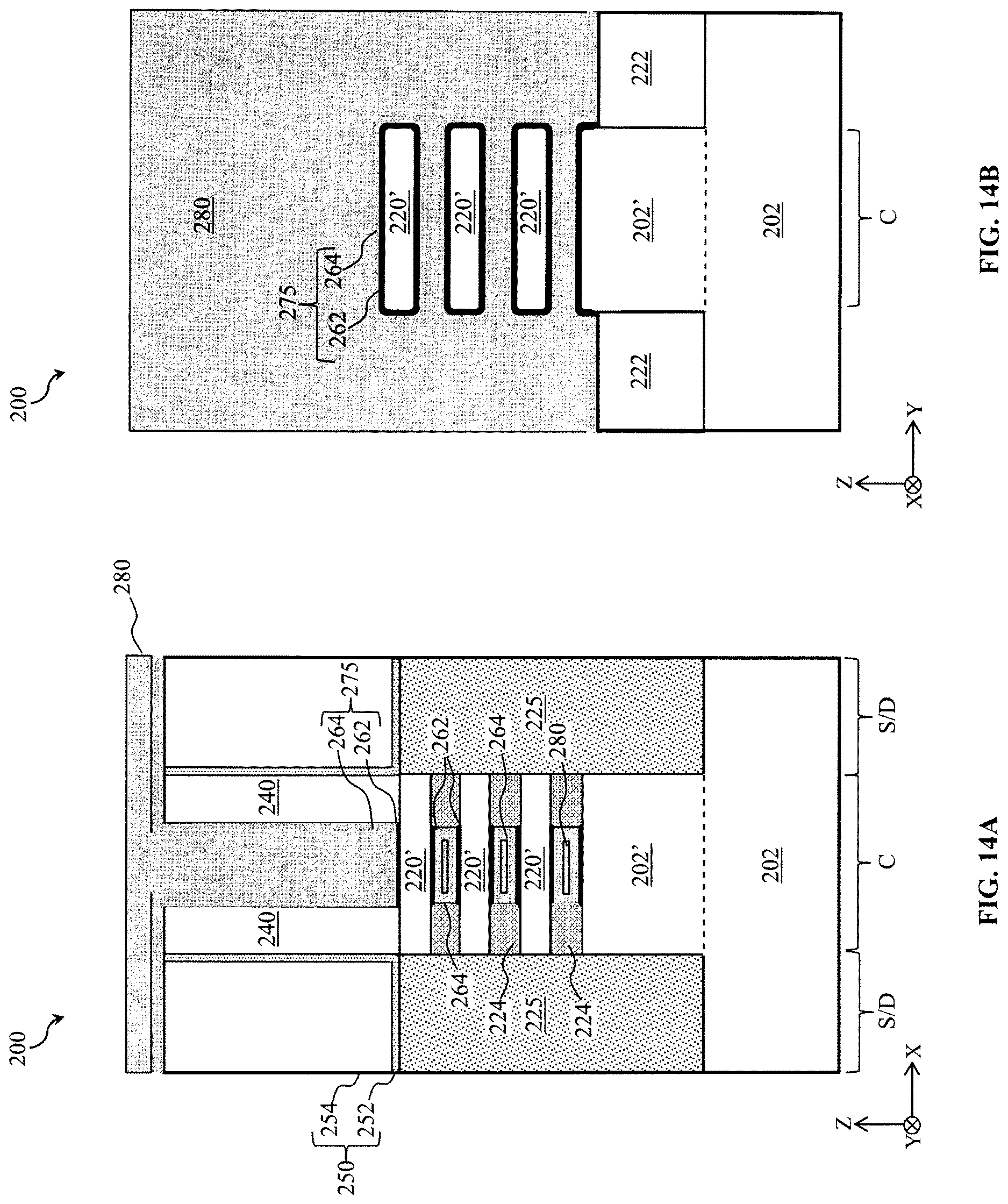 Patent US12622041 Figure 14 – Gate dielectric for gate leakage reduction
