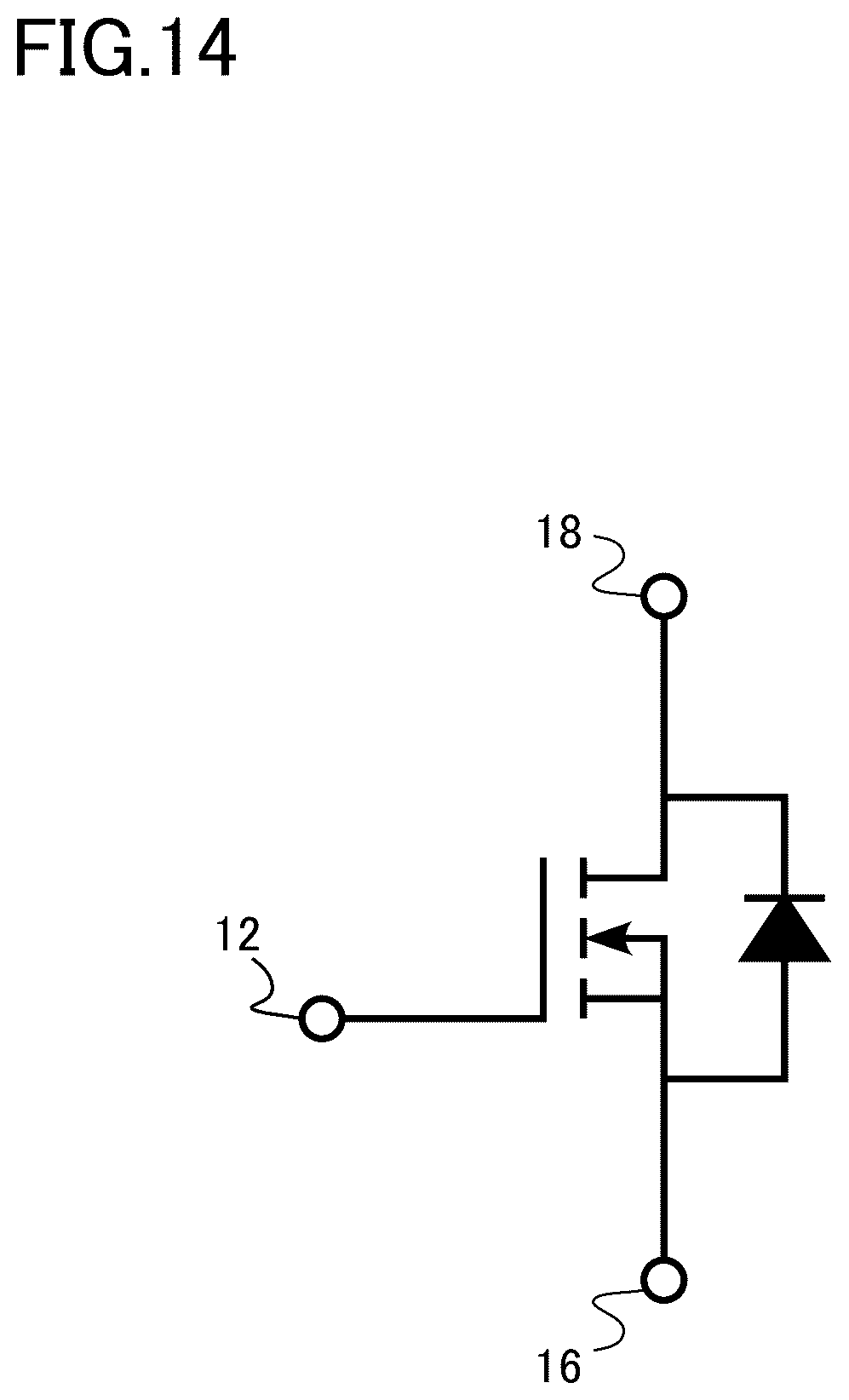 Patent US12622046 Figure 14 – Semiconductor device, inverter circuit, drive device, vehicle, and elevator