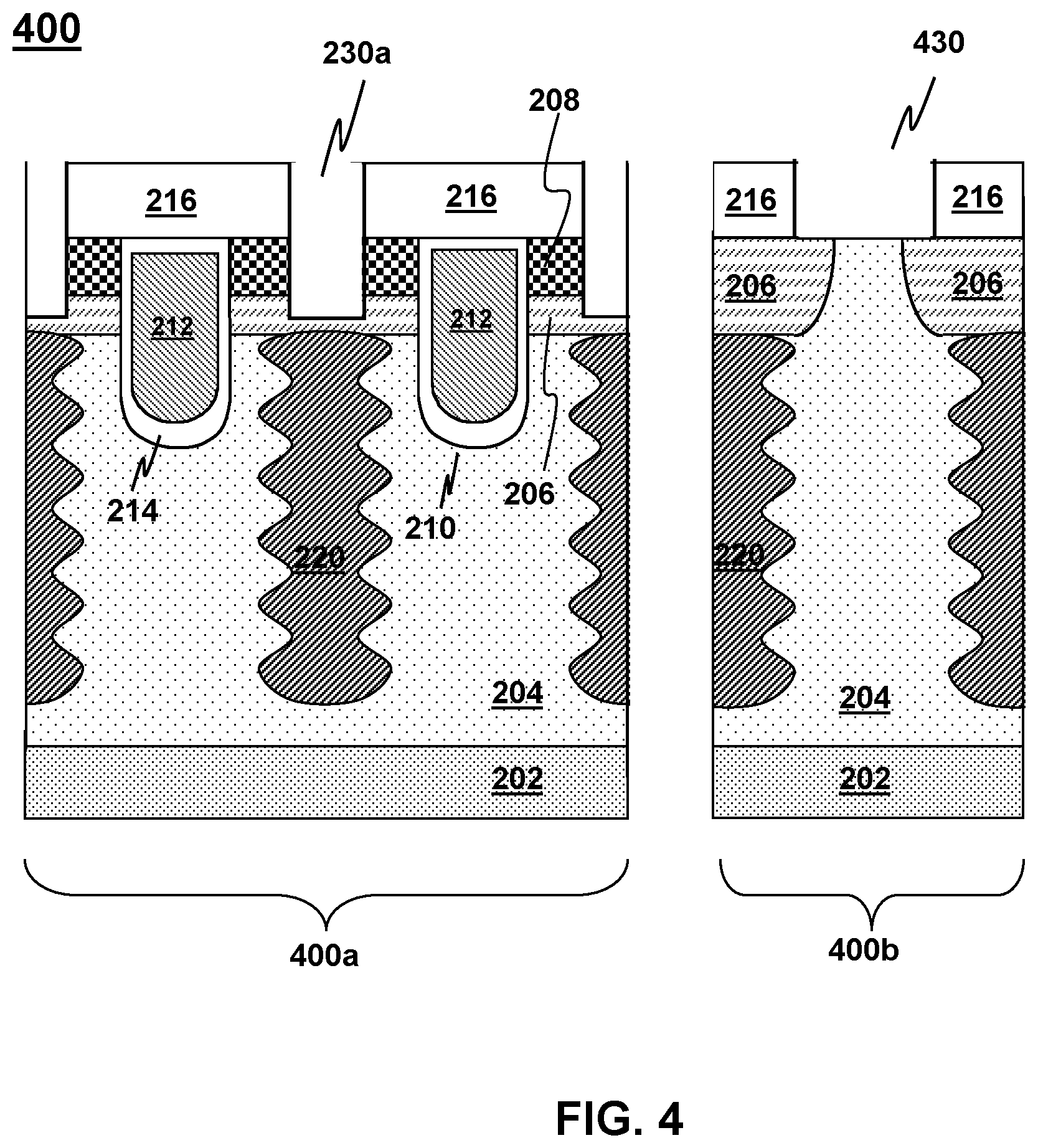Patent US12622047 Figure 4 – Schottky diode integrated into superjunction power MOSFETs