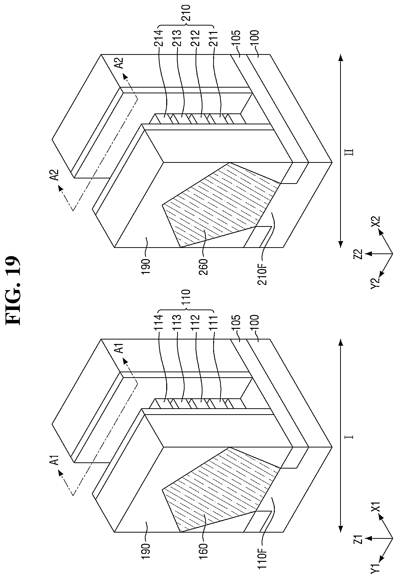 Patent US12622048 Figure 19 – Semiconductor device with multiple sheet patterns