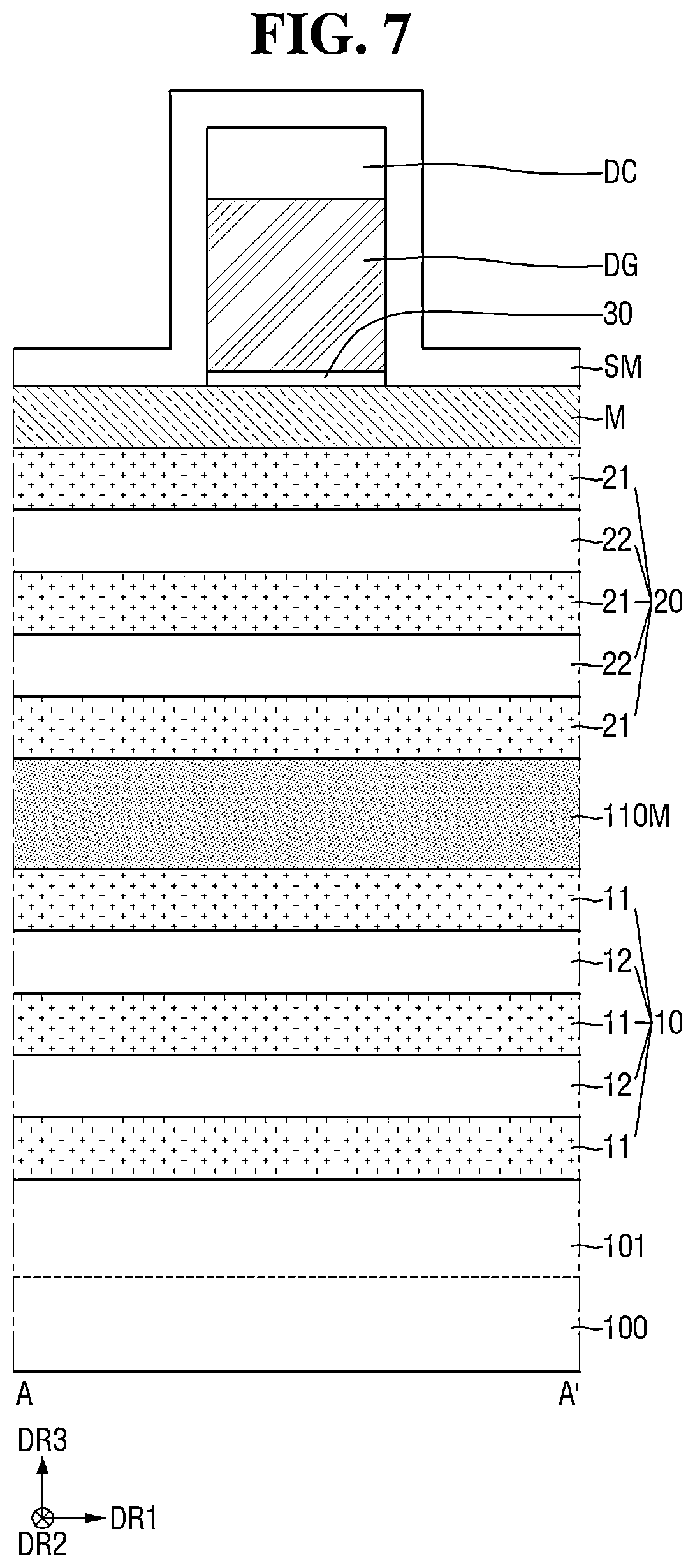 Patent US12622049 Figure 7 – Semiconductor device