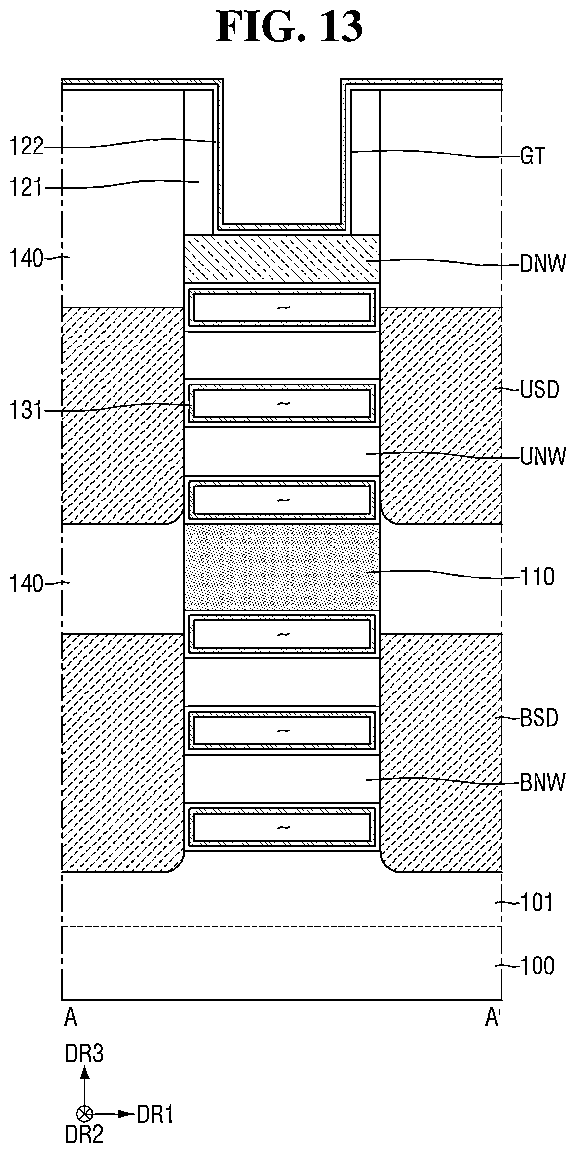 Patent US12622049 Figure 13 – Semiconductor device