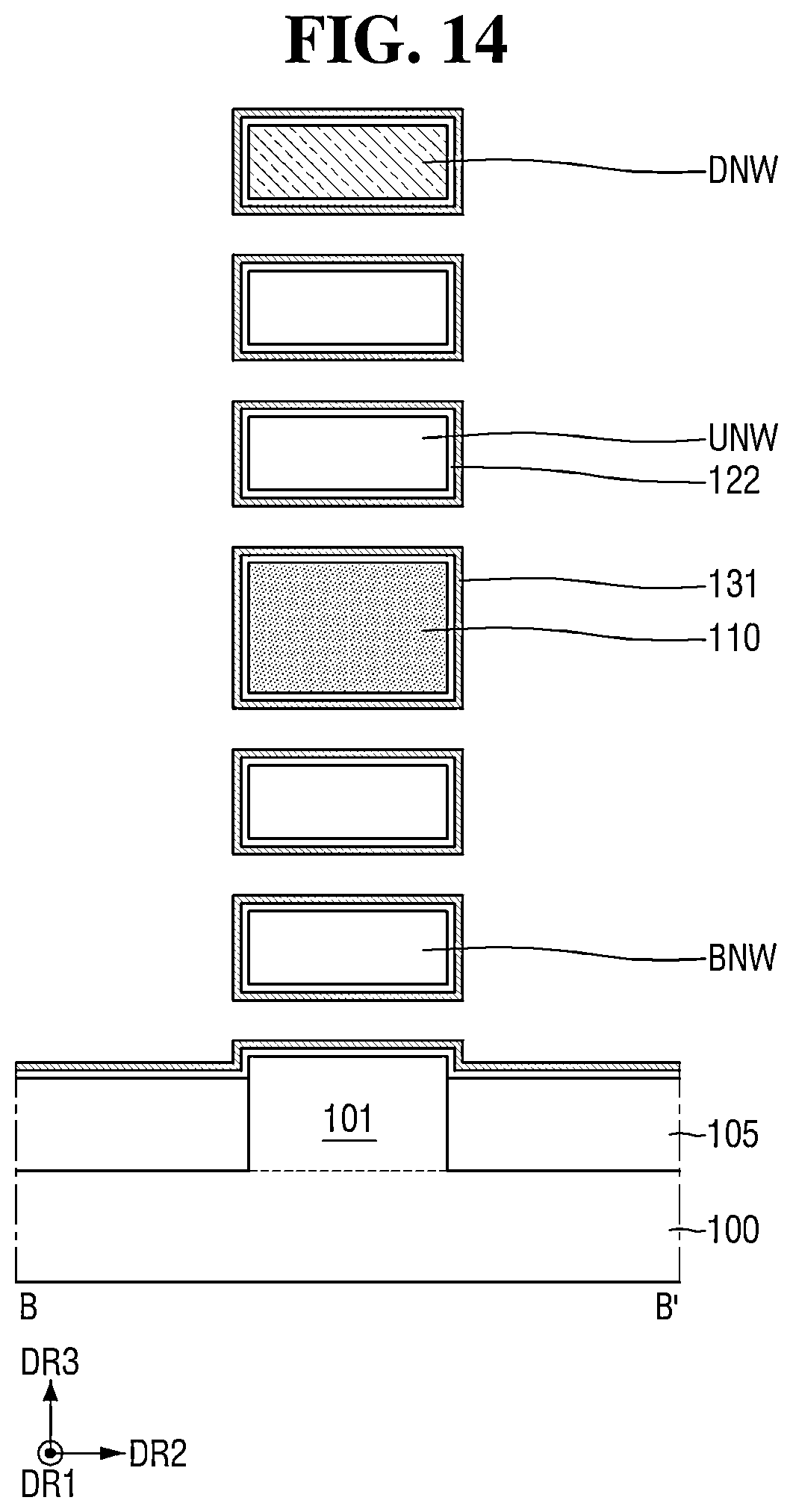 Patent US12622049 Figure 14 – Semiconductor device