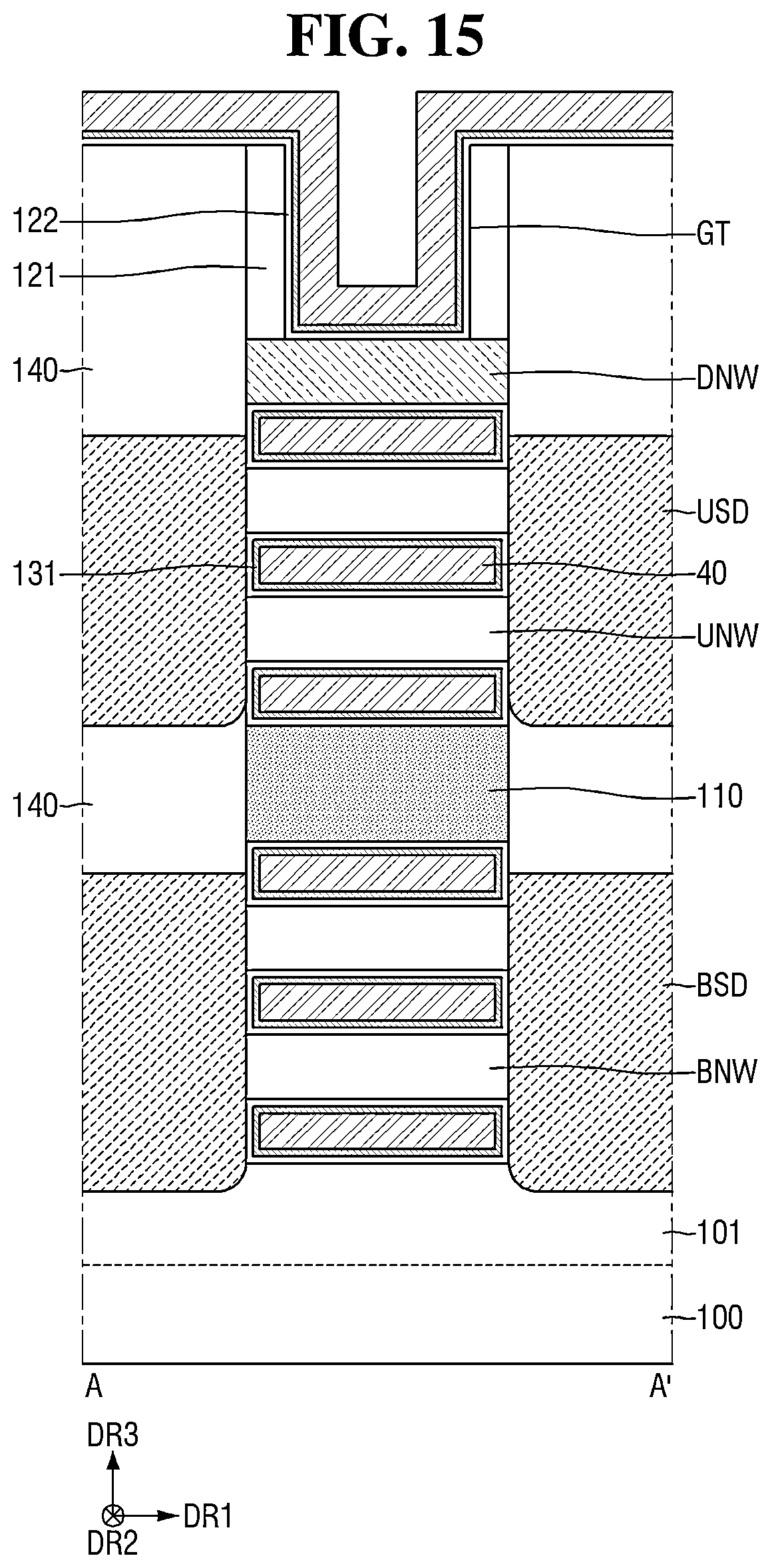 Patent US12622049 Figure 15 – Semiconductor device