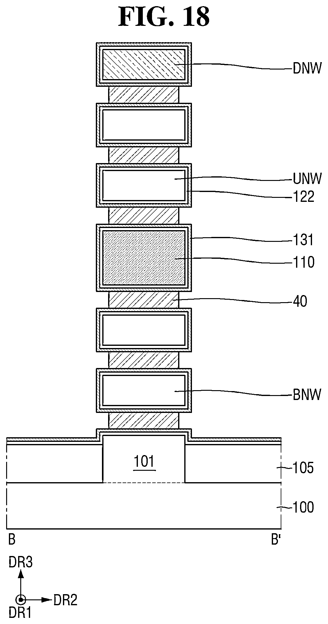 Patent US12622049 Figure 18 – Semiconductor device