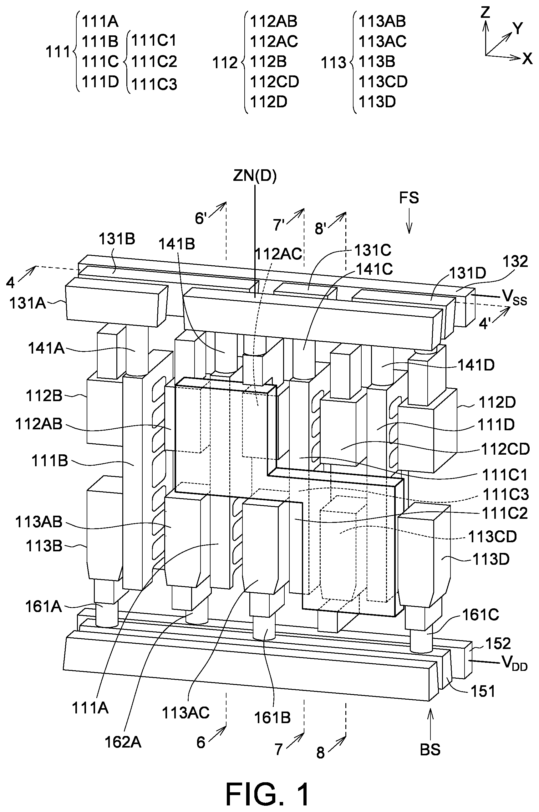Patent US12622050 — Integrated circuit and manufacturing method thereof — Figure 1