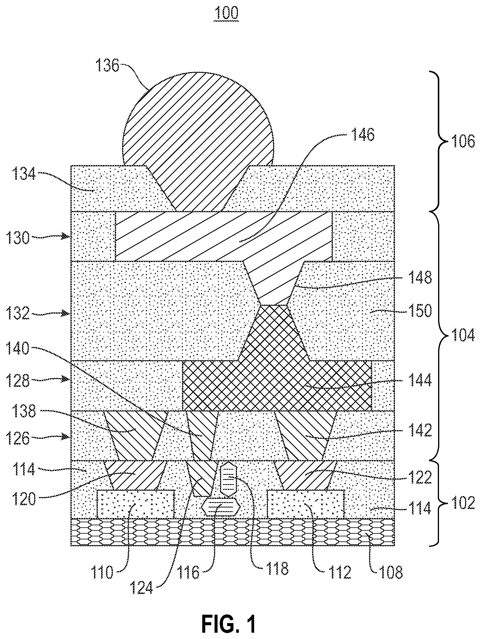 Patent US12622051 — Field effect transistor high aspect ratio patterning — Figure 1