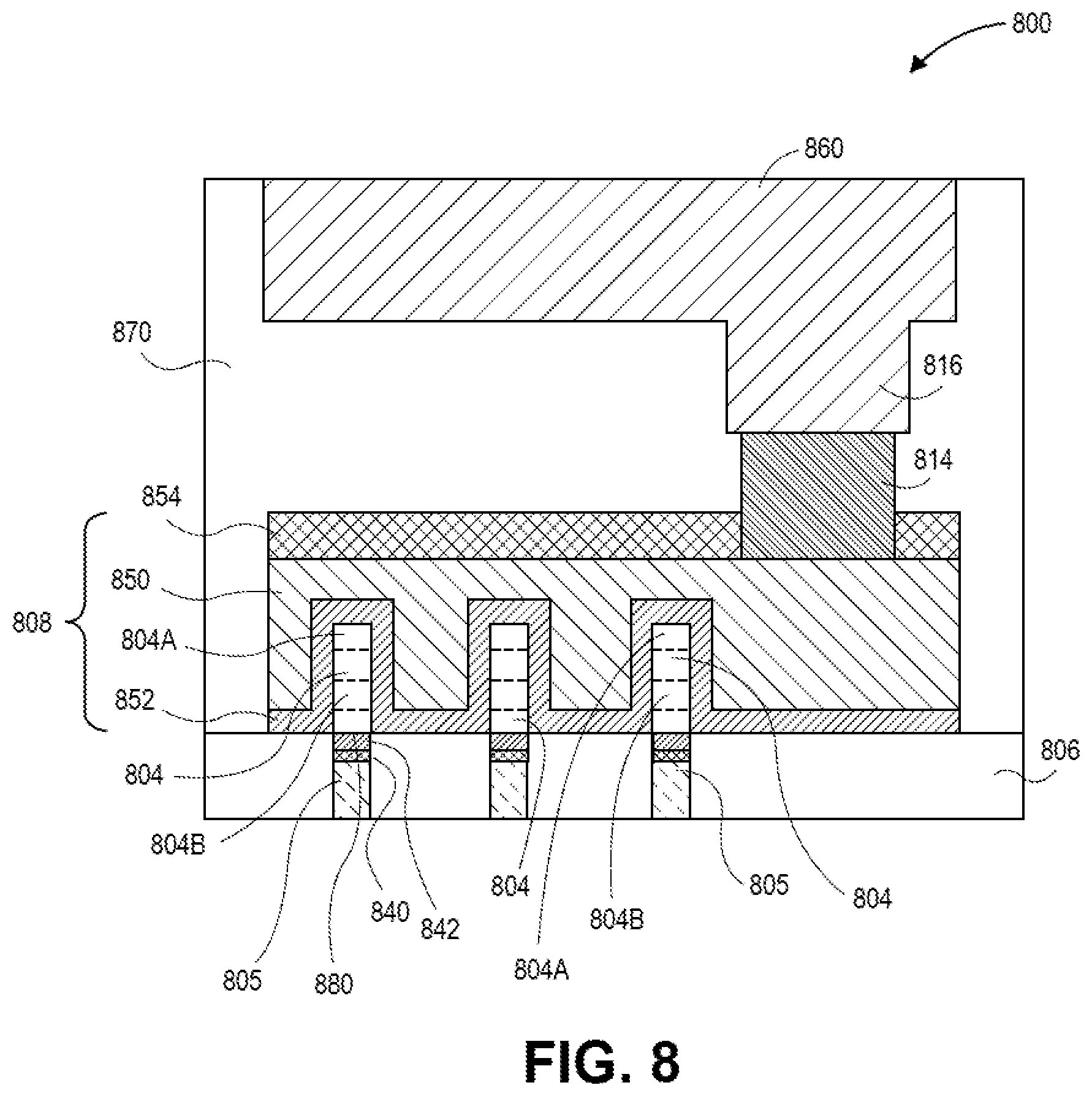 Patent US12622052 Figure 11 – Integrated circuit structures having cut metal gates