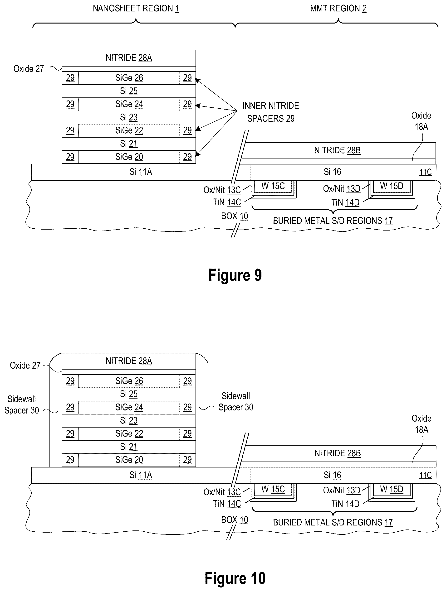 Patent US12622054 Figure 3 – Integration of multimodal transistors with transistor fabrication sequence