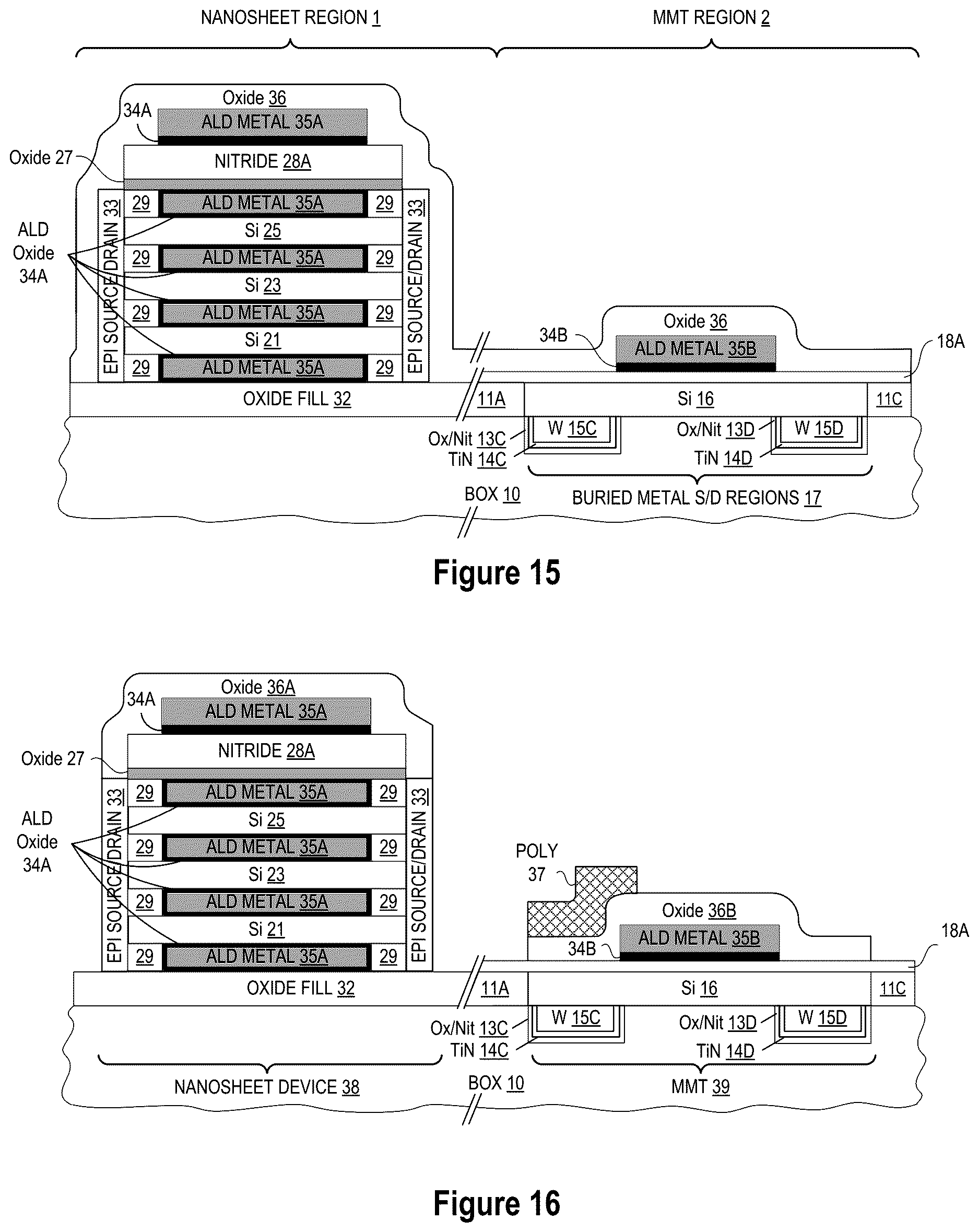 Patent US12622054 Figure 6 – Integration of multimodal transistors with transistor fabrication sequence
