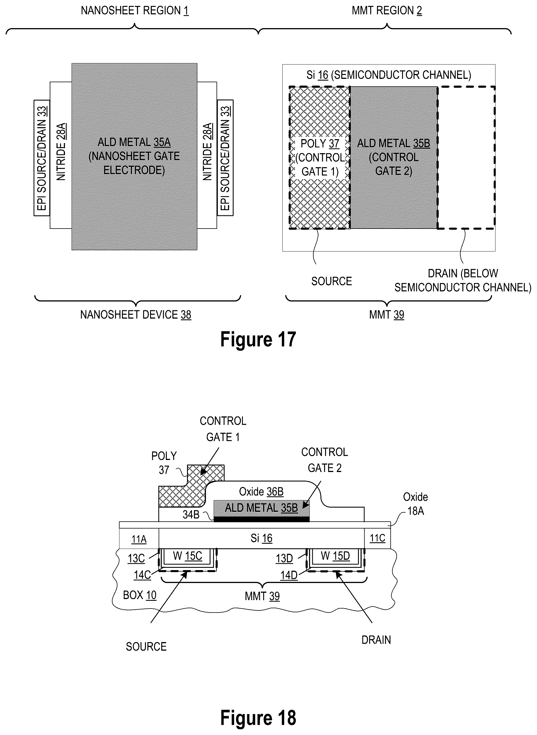 Patent US12622054 Figure 7 – Integration of multimodal transistors with transistor fabrication sequence