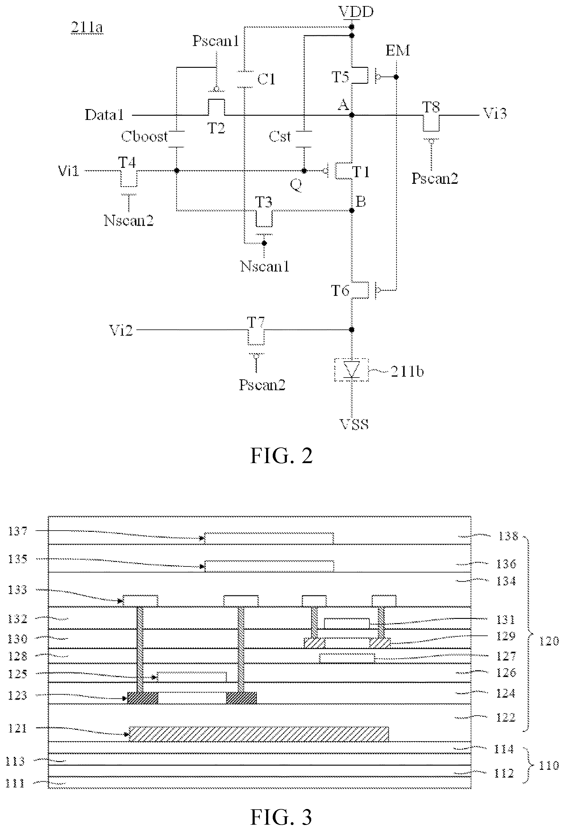 Patent US12622055 Figure 2 – Display panel and display device