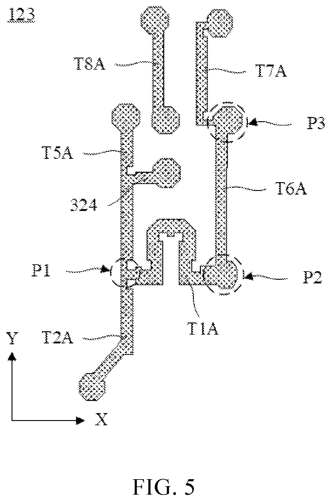Patent US12622055 Figure 4 – Display panel and display device