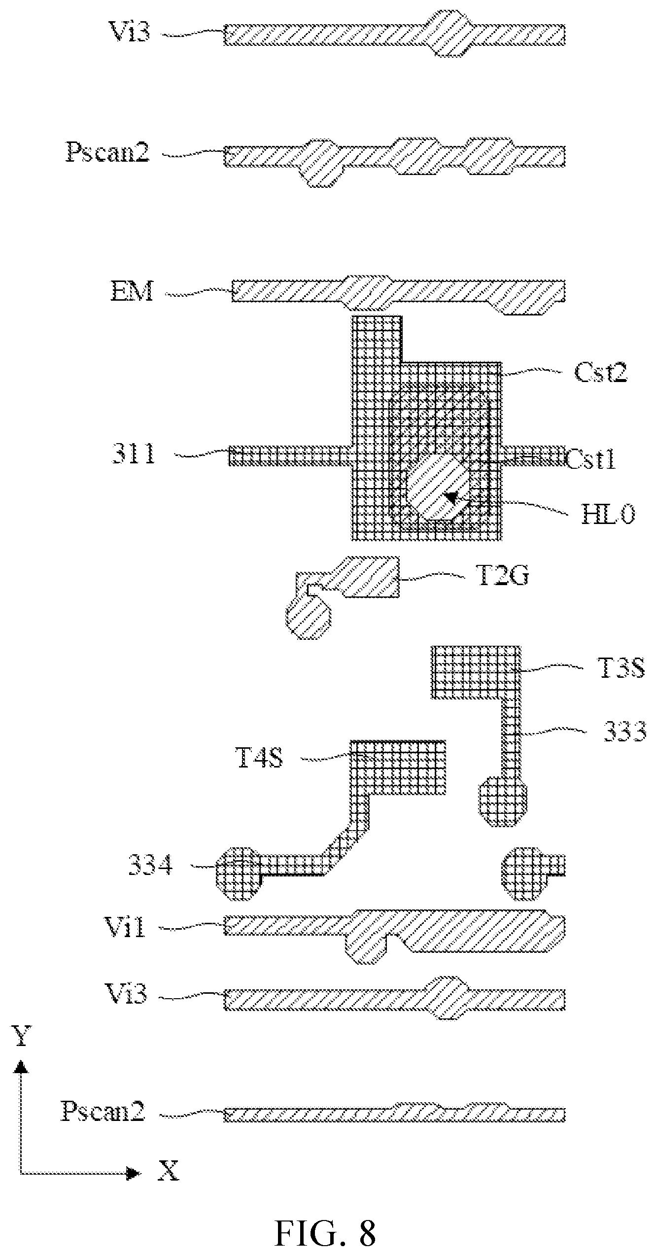 Patent US12622055 Figure 7 – Display panel and display device