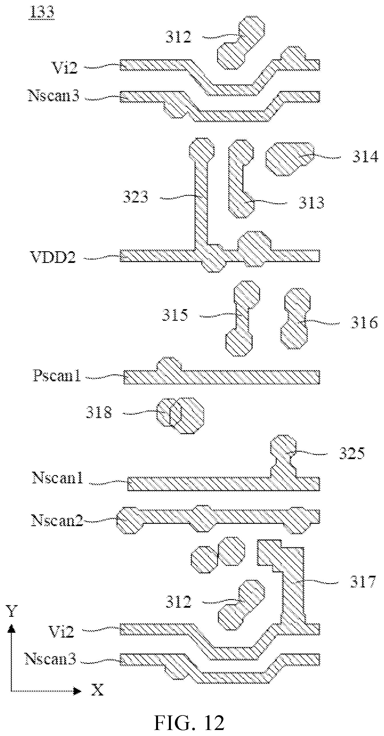 Patent US12622055 Figure 10 – Display panel and display device