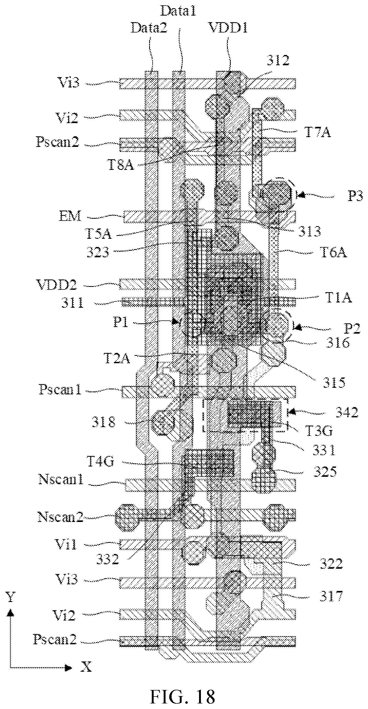 Patent US12622055 Figure 16 – Display panel and display device